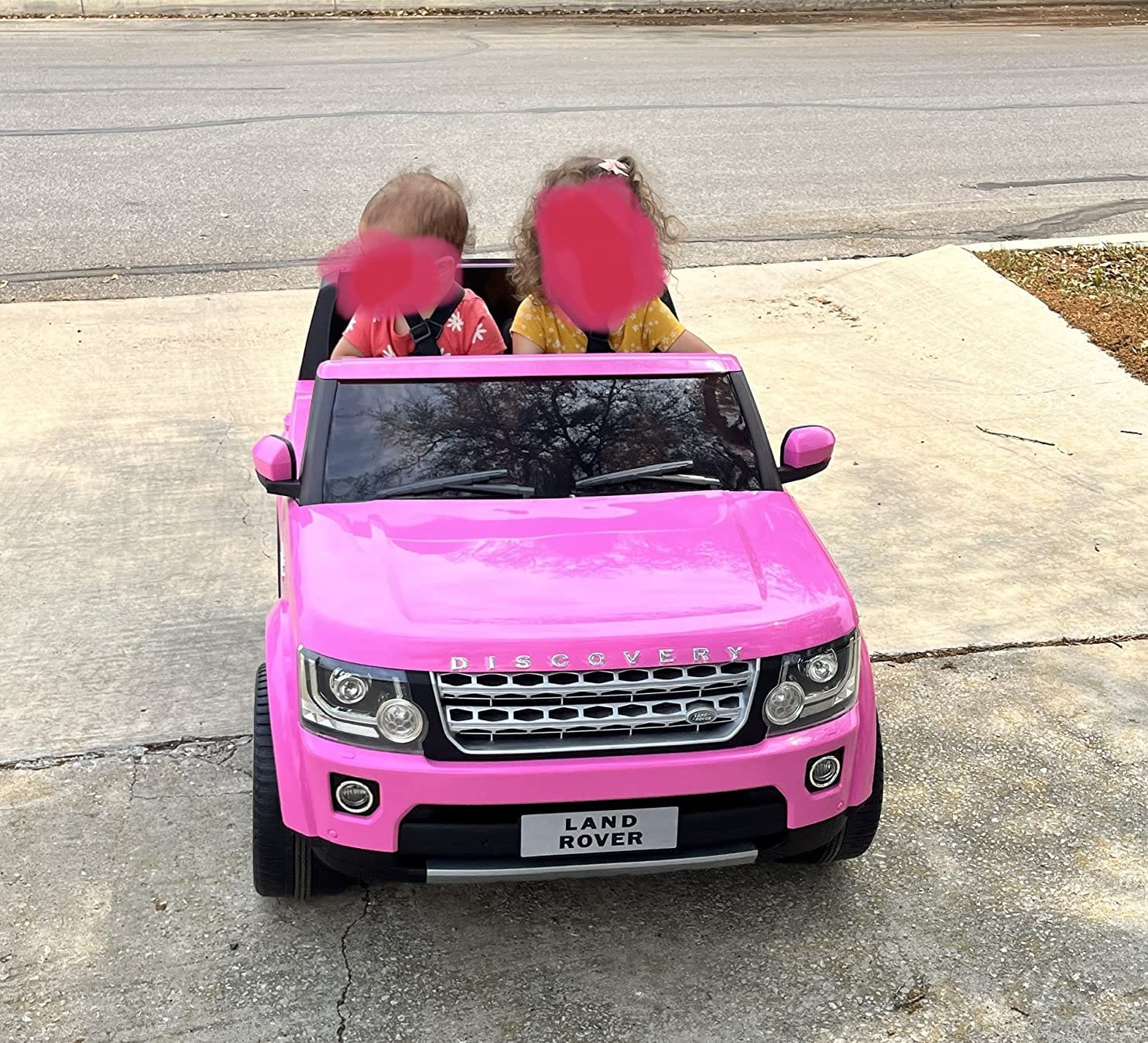 Best Choice Products 12V 3.7 MPH 2-Seater Licensed Land Rover Ride On Car Toy w/Parent Remote Control, MP3 Player - Blue customer photo 2