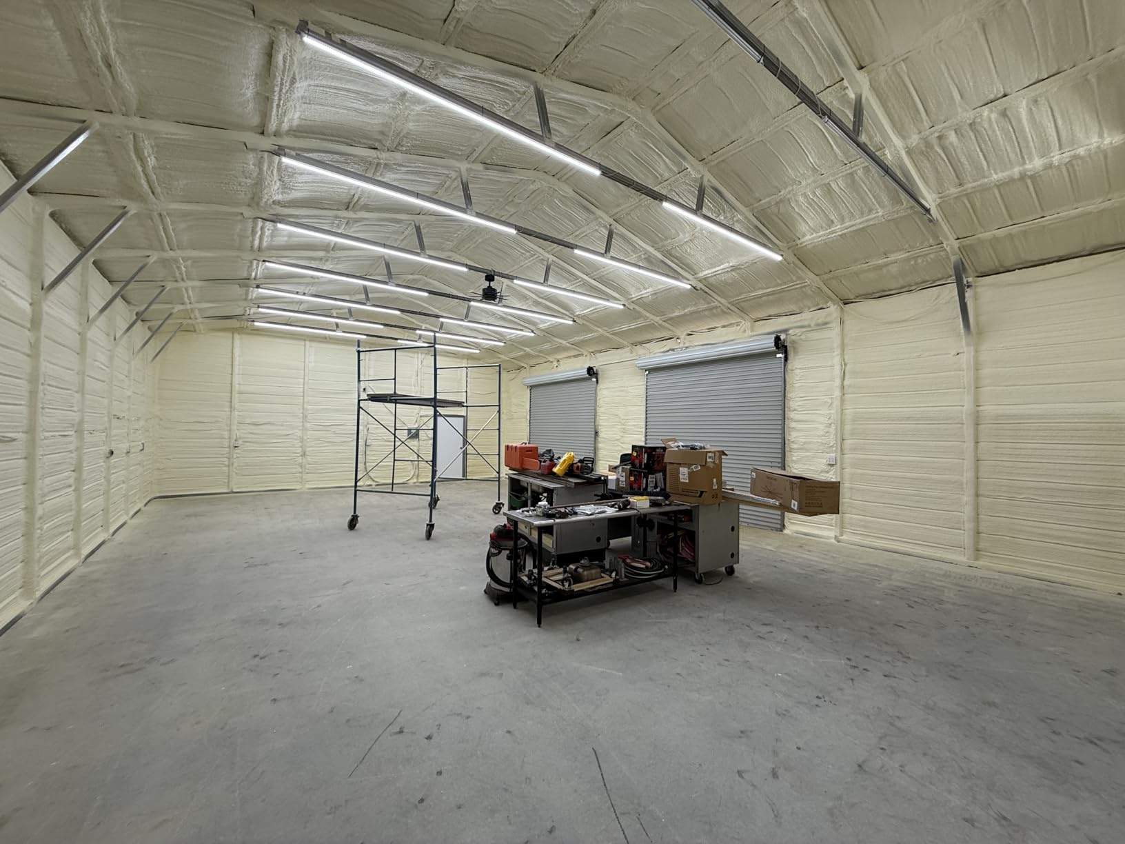 BlueTex Roll Up Garage Door Insulation Kit for Cooling Down Metal Buildings – Easy to Install Complete Insulation for Garage Doors Up to 12'x12' - Covers 150 Sq Ft of Large Single Door customer photo 2