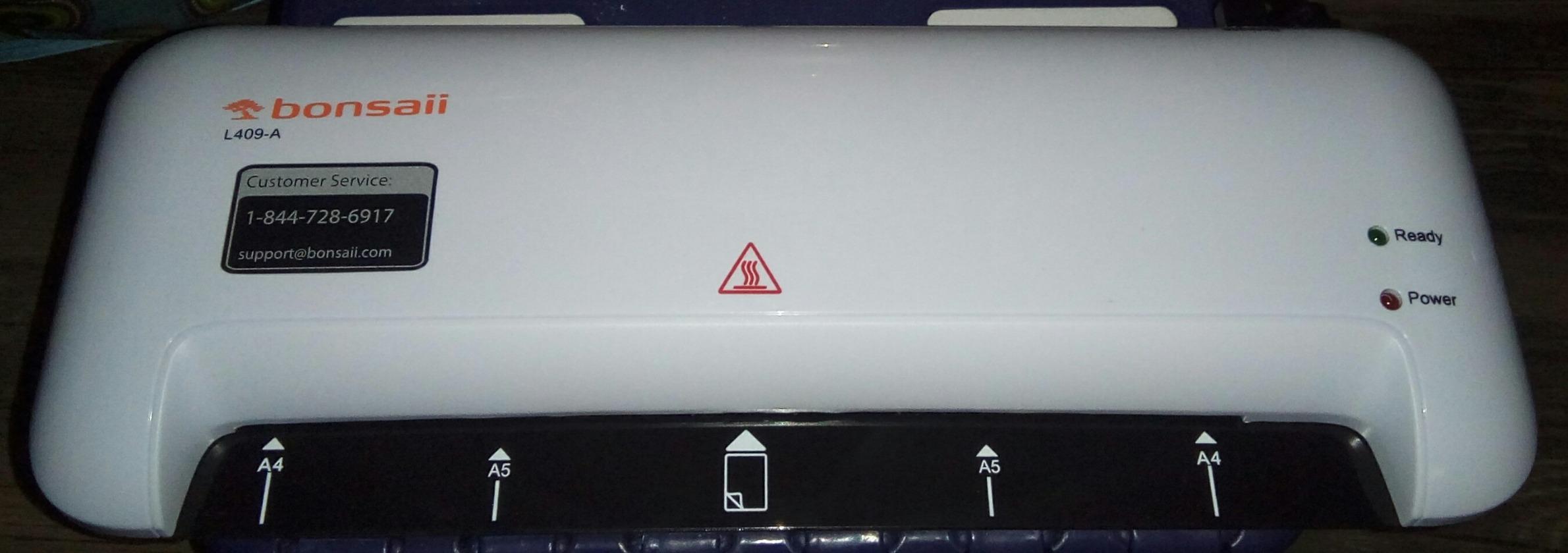 Bonsaii Laminator, 13 Inch 7-in-1 Thermal Laminator Machine with Never Jam Technology, with 40 Laminting Sheets for Home, Office, and Classroom Organization Supplies customer photo 1