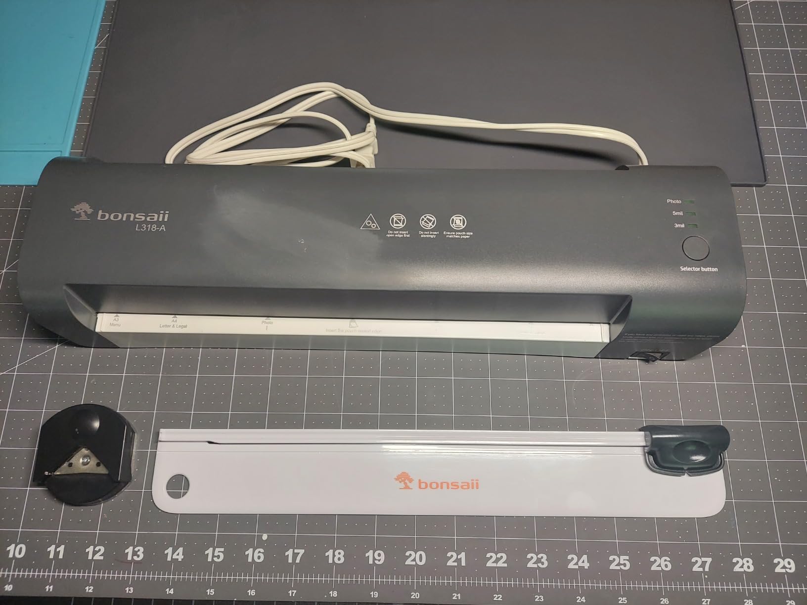 Bonsaii Laminator, 13 Inch 7-in-1 Thermal Laminator Machine with Never Jam Technology, with 40 Laminting Sheets for Home, Office, and Classroom Organization Supplies customer photo 2