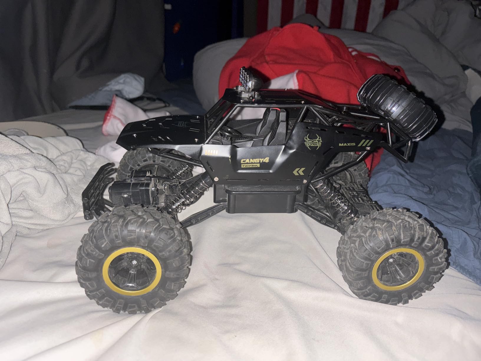 Jiakora RC Cars Remote Control Car 1:12 Off Road Truck, Metal Shell LED Headlights Offroad Monster RC Truck, 4x4 All Terrain Hobby RC Cars Toys for Boys Kids Adults Gifts 8-12 customer photo 1