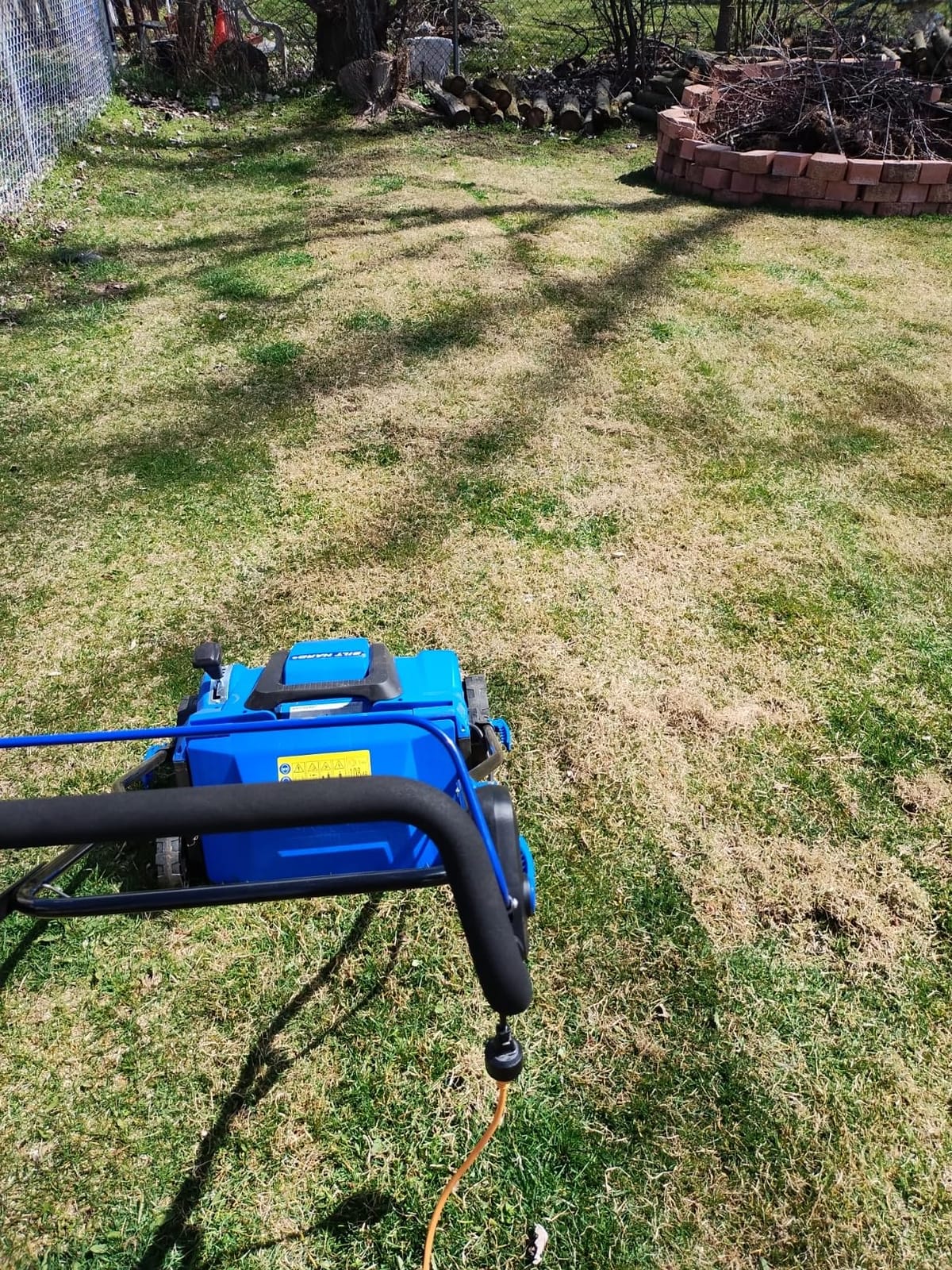 BILT HARD 16 Inch Dethatcher Scarifier Electric Powered, 15 Amp Copper Motor, 5-Position Depth Adjustment, 14.5 gal Thatch Bag, 2 in 1 Walk Behind Thatch Removing Machine for Lawn customer photo 1