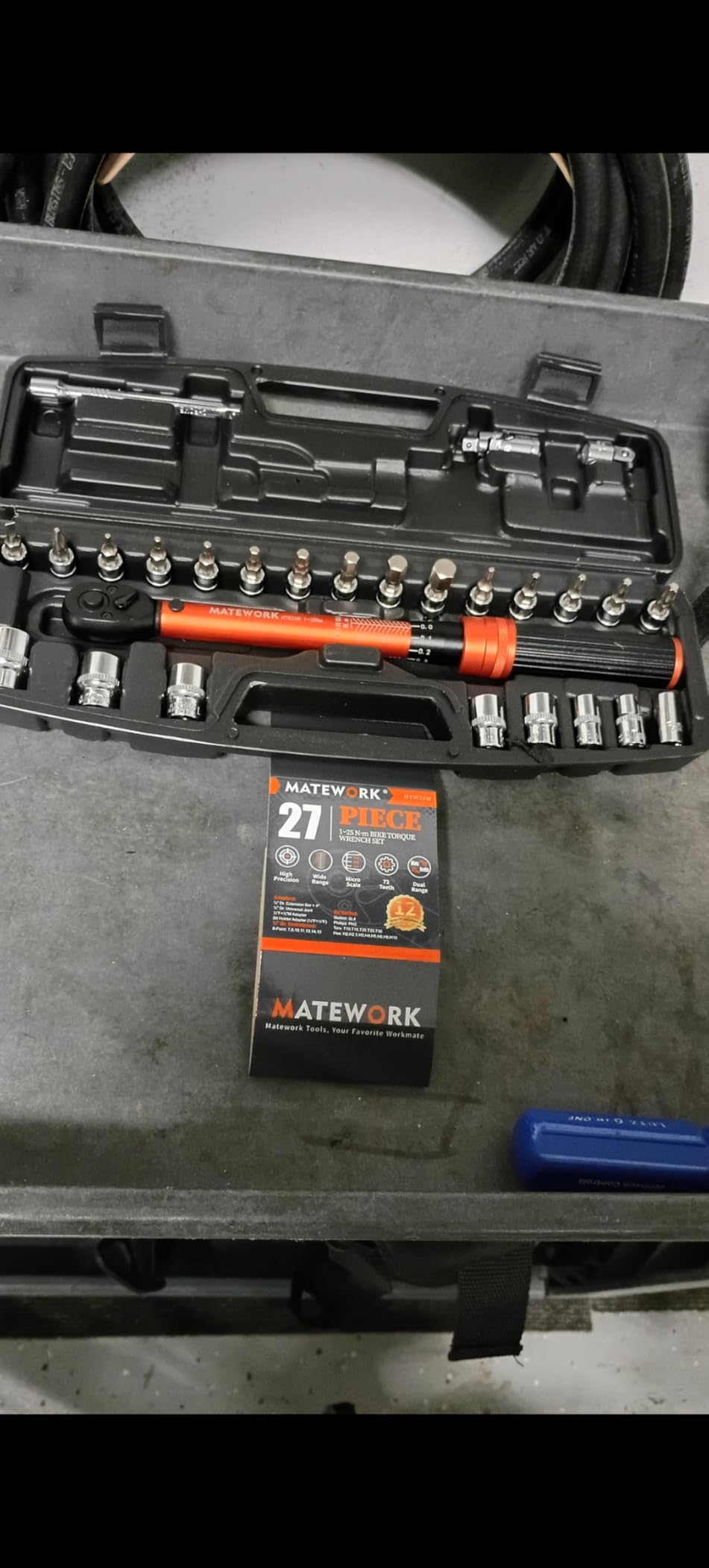 1/2-Inch Drive Torque Wrench Set 22PCS, 10-180FT.LB/13.6-244.1Nm, Click Torque Wrench Socket Set, 72-Tooth Dual-direction, ±3% Precision Adjustable Torque Wrench for Lug Nut, Bicycle, Moto, Car customer photo 1