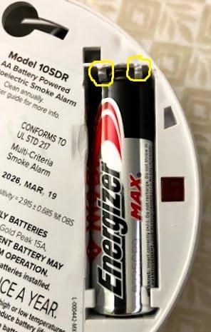Kidde Compact Smoke Detector, AA Battery-Powered, 10SDR customer photo 2