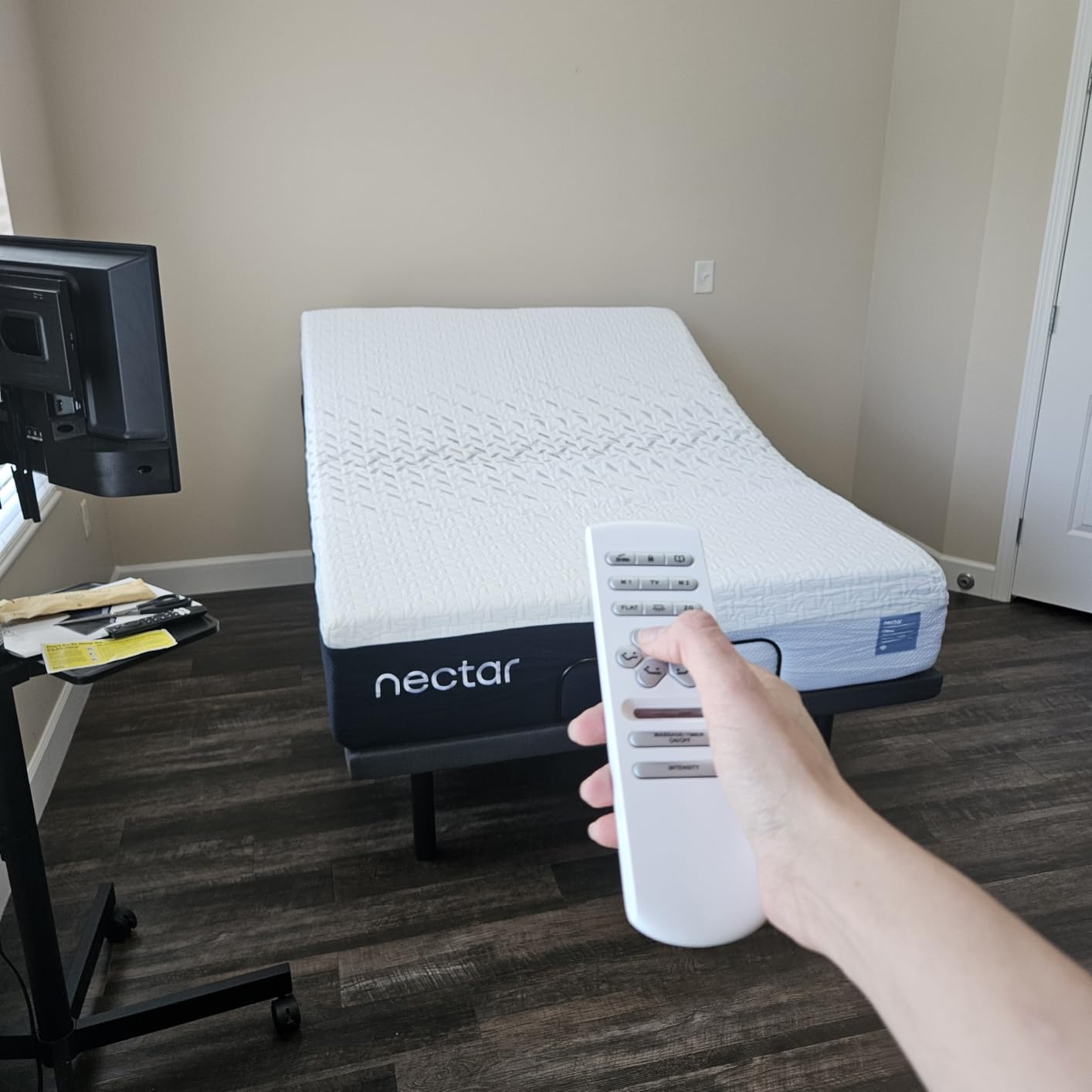Nectar Premier Adjustable Base, Twin XL, Head & Foot, Massage customer photo 1