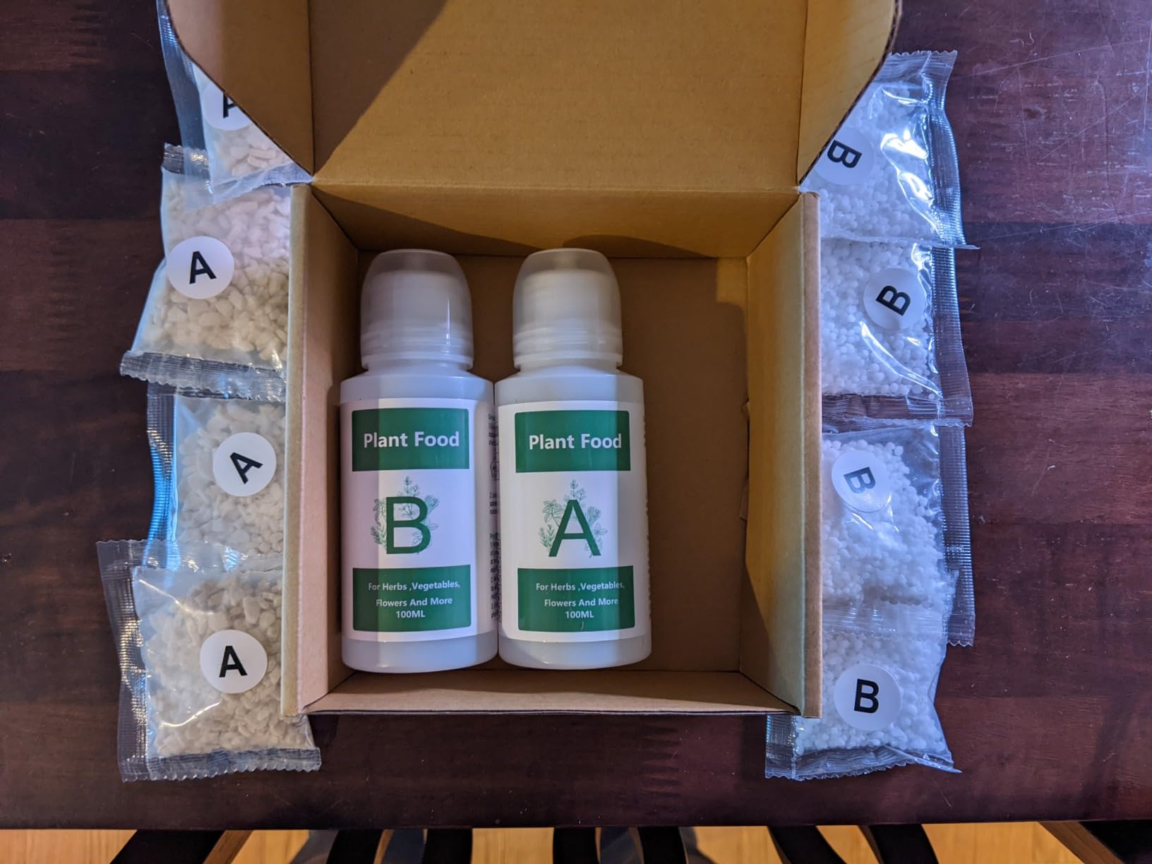 Hydroponic Plant Food, A&B Nutrients 1000ml for Hydroponics System customer photo 2