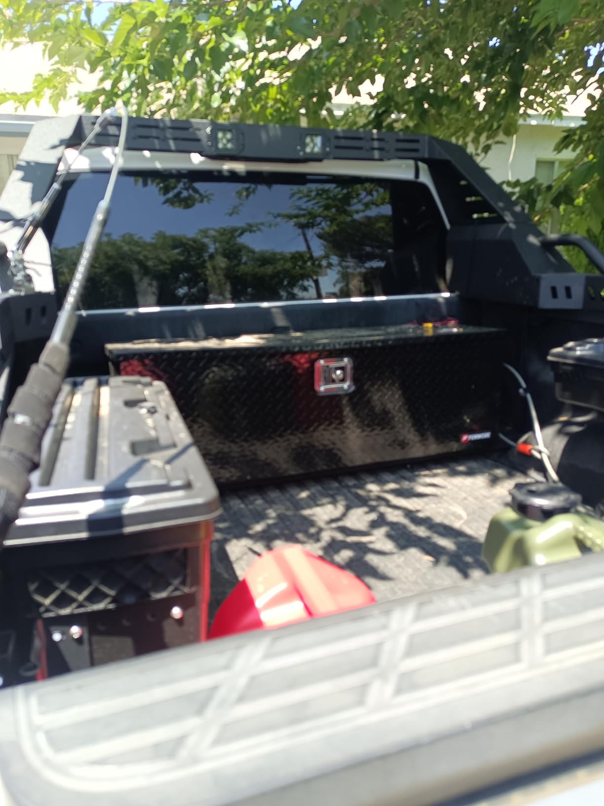 Hooke Road Full-Size Truck Roll Bar w/Lights and Storage for Ram 1500, Ford F150 & Raptor, Chevy Silverado 1500 (Exclude ZR2), Toyota Tundra, GMC Sierra 1500, 22.6