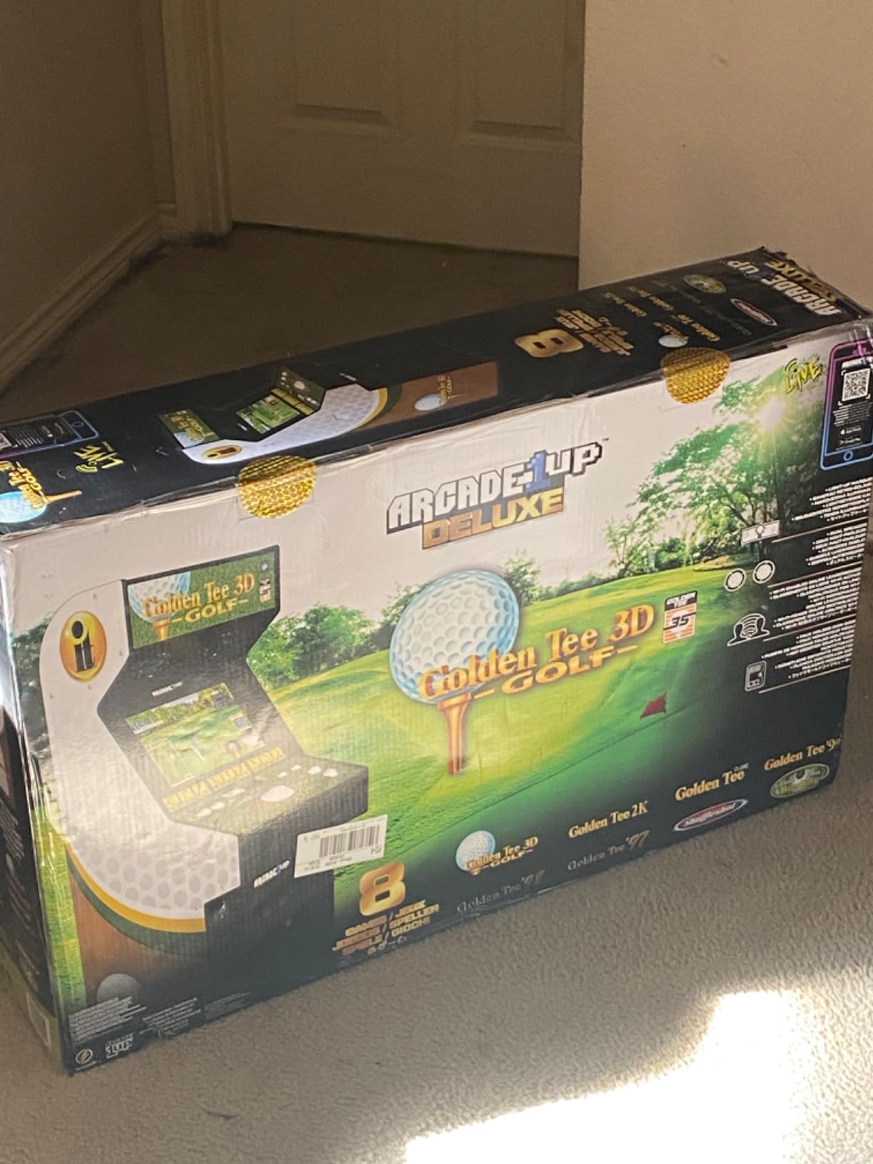 Arcade1Up Golden Tee 3D Deluxe Home Arcade, 8 Golf + Bowling Games customer photo 2