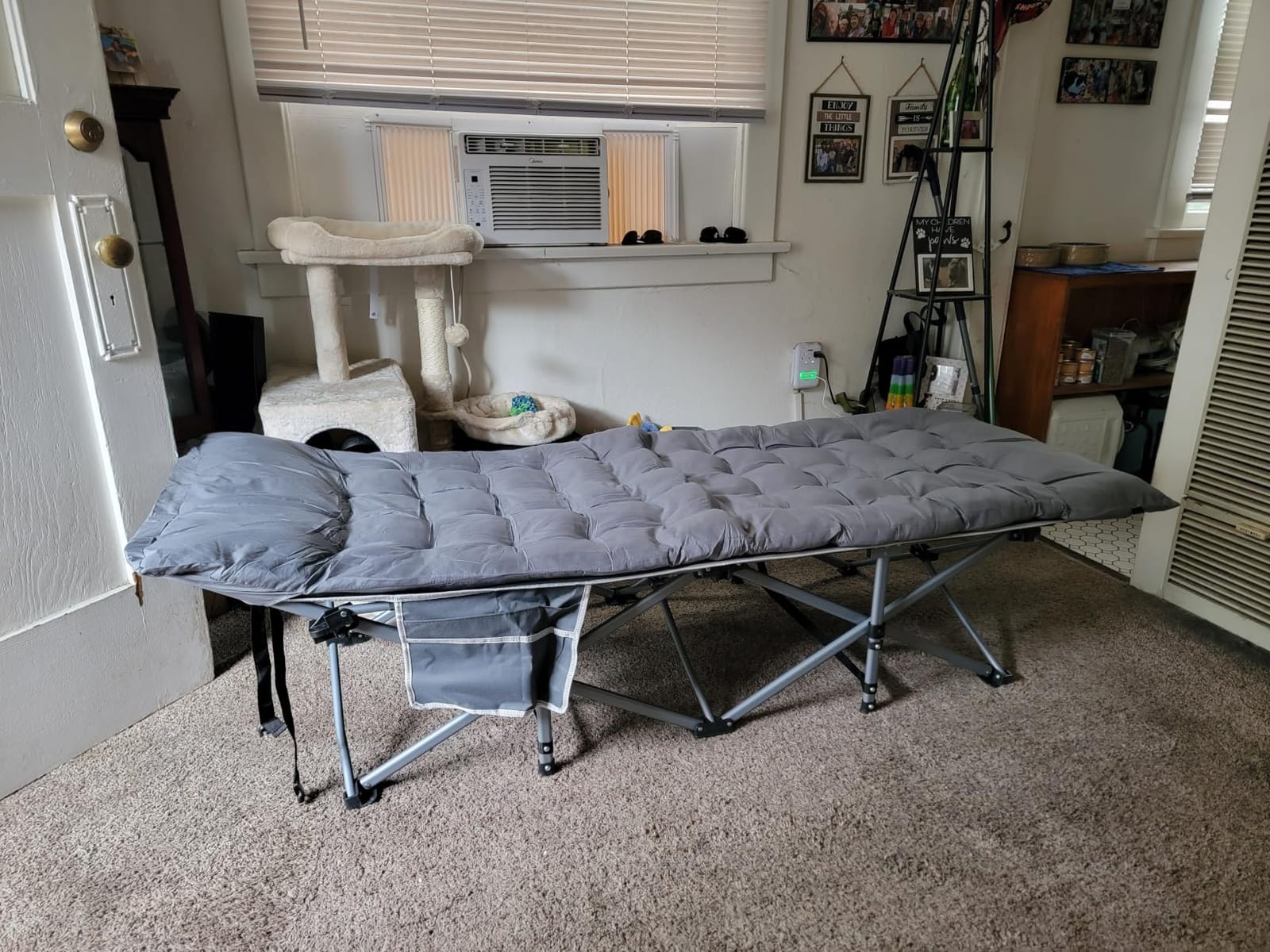 Slendor Camping Cot for Adults, Portable Folding Cot w/Carry Bag, 500lbs customer photo 2