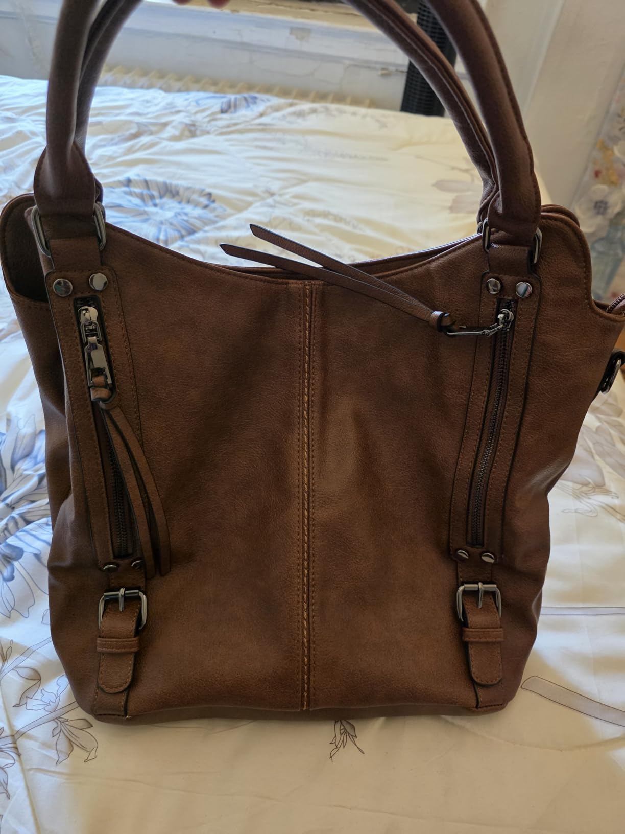 Tote Bag for Women PU Leather Shoulder Bags Fashion Hobo Bags Large Purse and Handbags with Adjustable Shoulder Strap customer photo 2