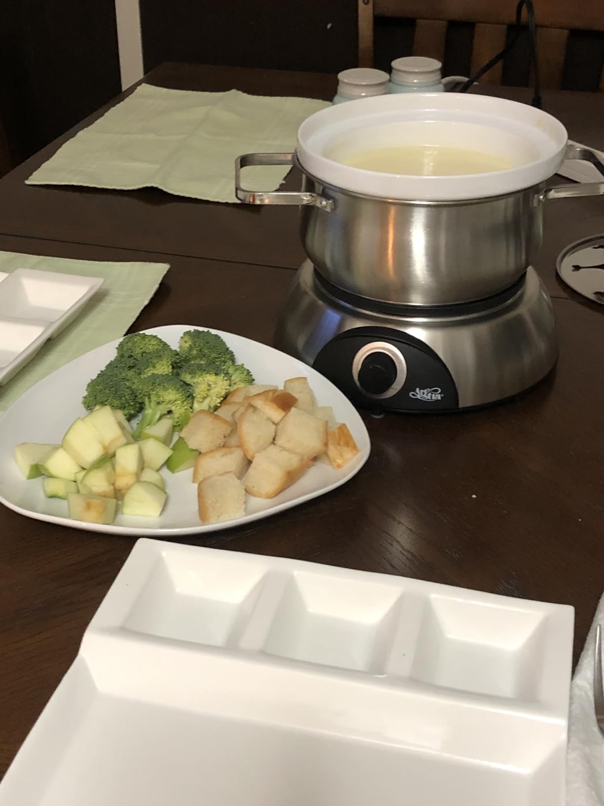 Artestia Electric Fondue Pot Set for Cheese, Chocolate, Broth & Hot Pot customer photo 2