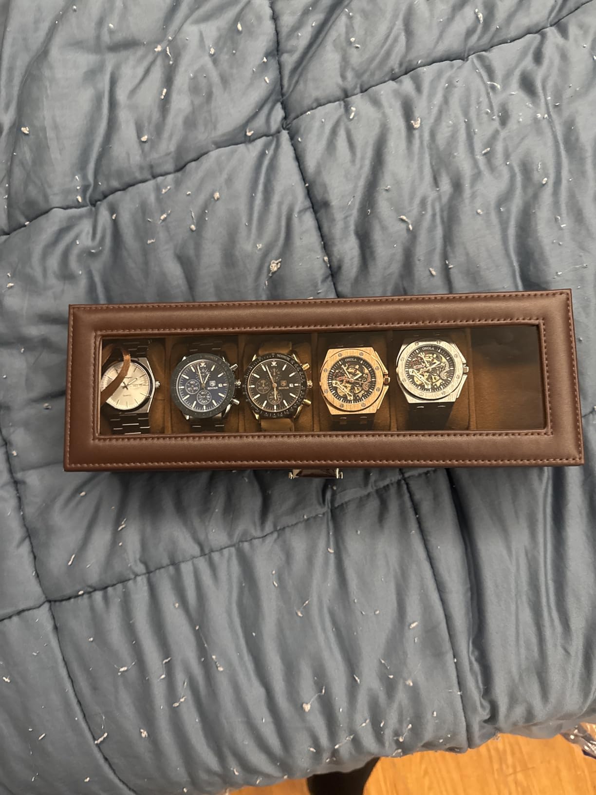ProCase Watch Box, Single Mens Watch Display Case, 1 Slot, Black customer photo 1