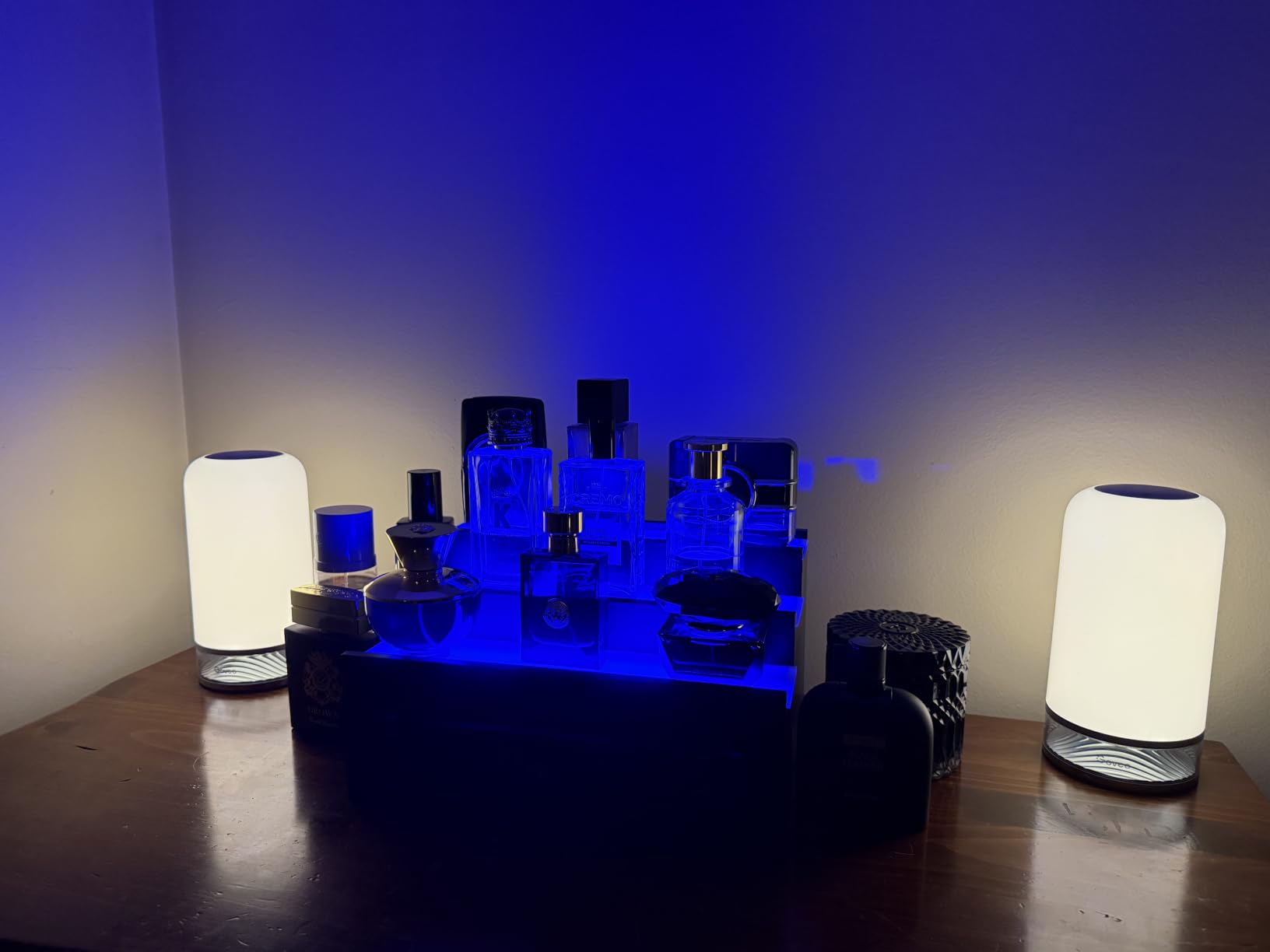 Govee RGBIC Smart Table Lamp 2, Touch Bedside Small Table Lamp (Corded) | LED Desk Lamp Compatible with SmartThings, Matter, Alexa, Nightstand Lamp for Bedroom Living Room Night Light, 64 Scene Modes customer photo 2