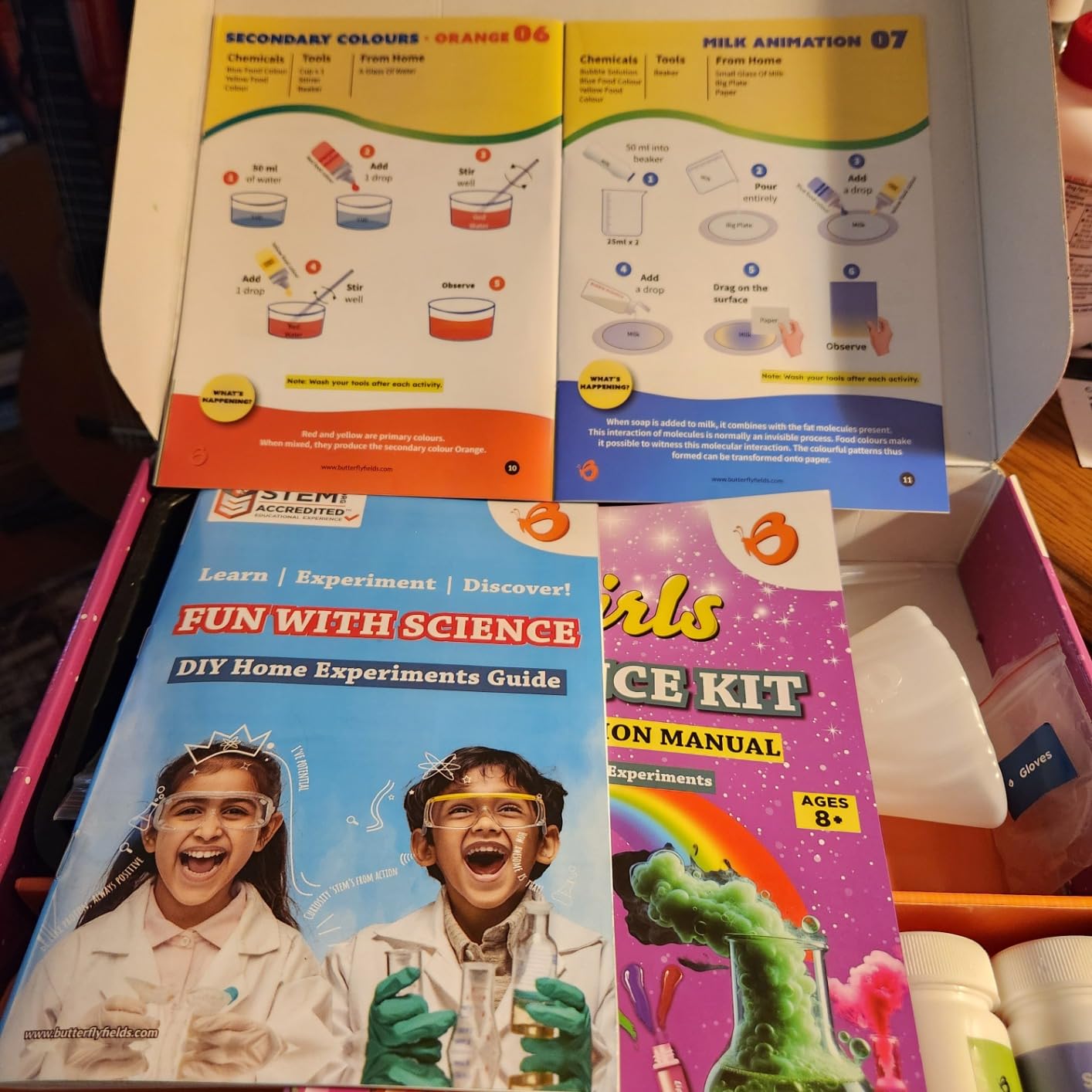 Butterfly EduFields 150+ Experiments Girls Science Kit for Kids Ages 8-12 customer photo 2