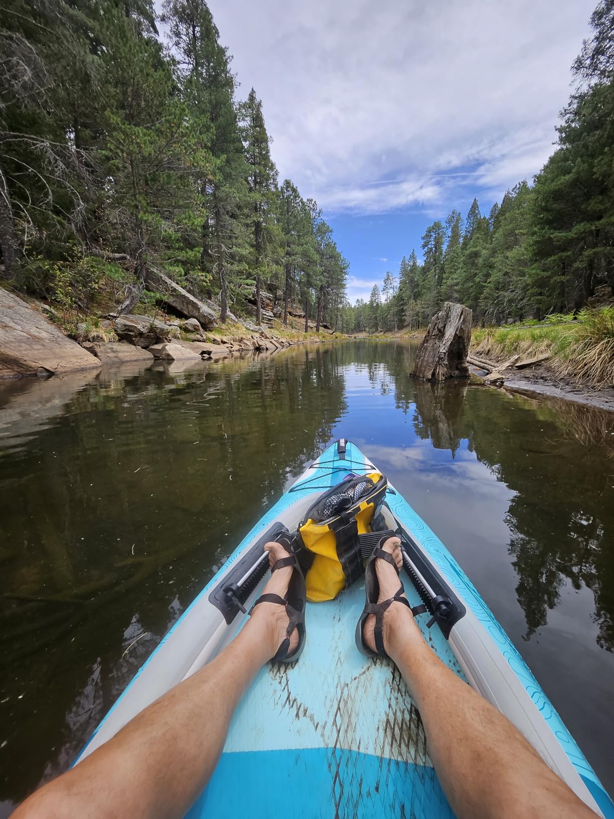 Sea Eagle EZLITE 10 Ultralight, All Woven, Drop Stitch, Rigid, High Performance, Easy Setup, 10' Solo Inflatable Kayak w/Backpack, Seat Paddle and Adjustable Footrests customer photo 2