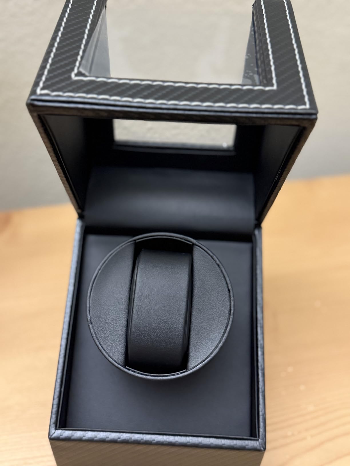 Watch Winder for Automatic Watches: Automatic Single Watch Winder Box customer photo 2