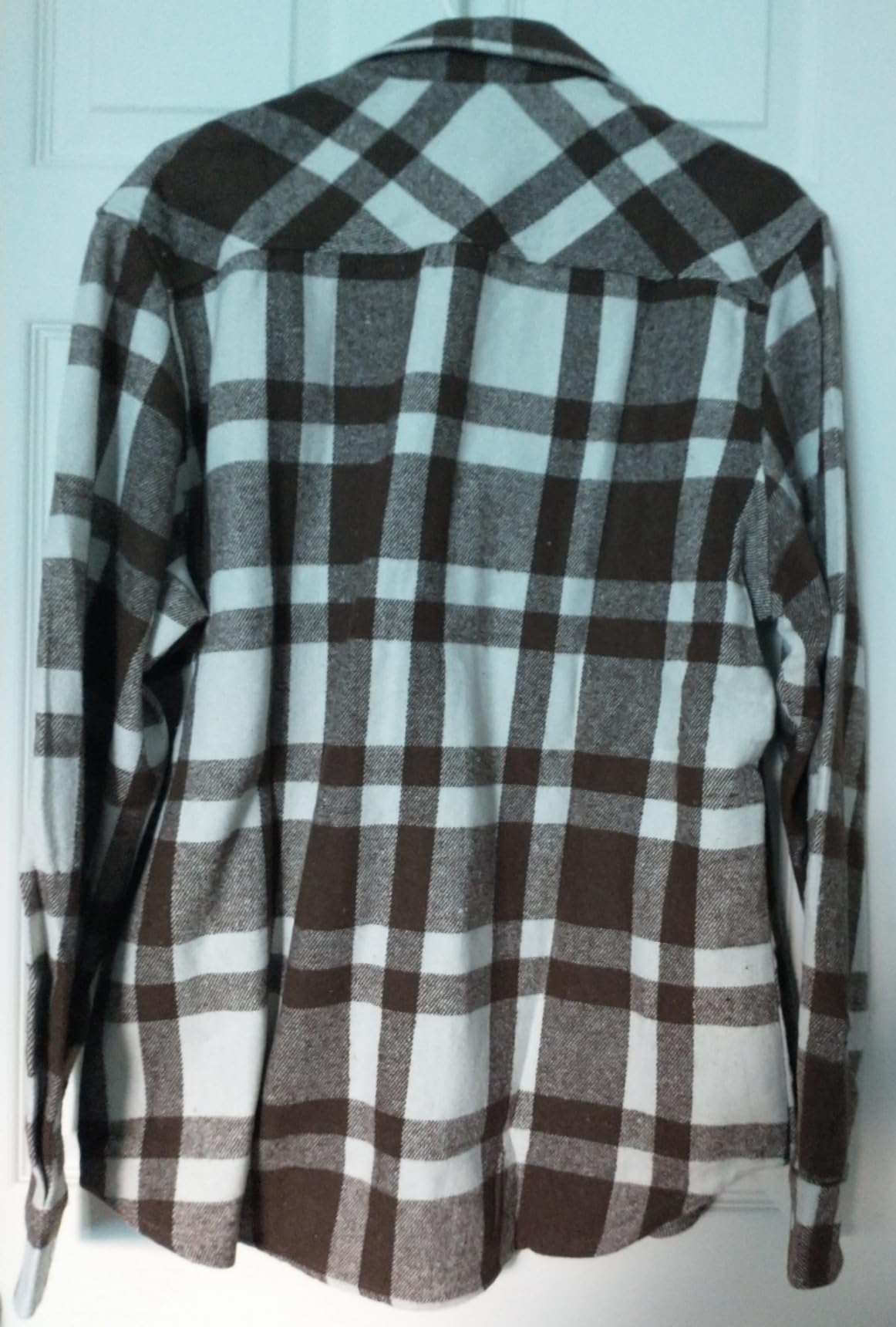 COOFANDY Mens Flannel Shirts Long Sleeve Lightweight Plaid Shirt Casual Button Down Shirts Jacket customer photo 2