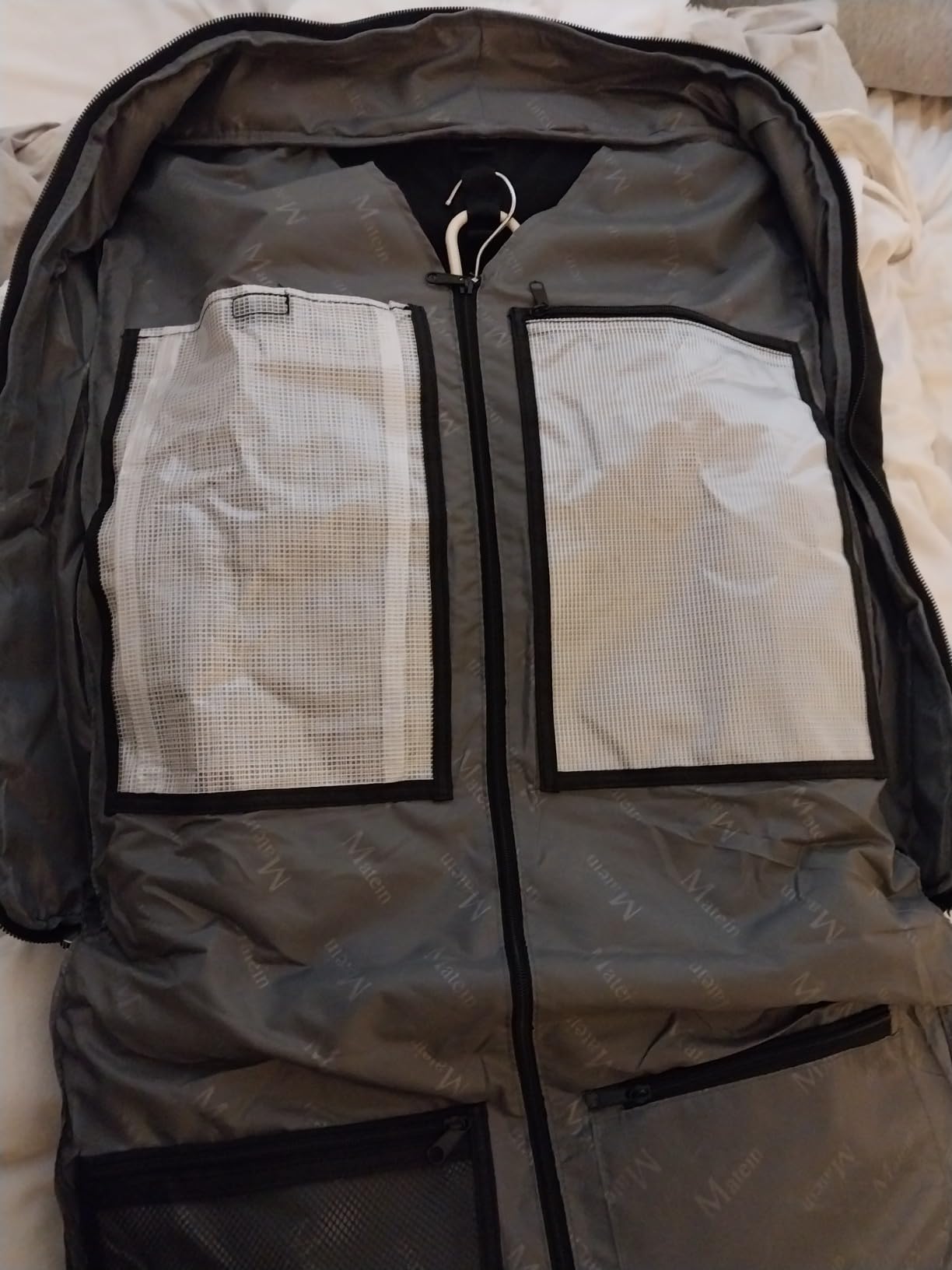 MATEIN Mens Garment Bags for Travel, Large Travel Suit Bag Up to 7 Suits customer photo 1