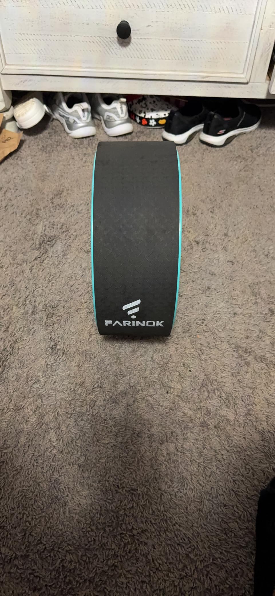 Cork Roller, Yoga Wheel, Upgraded Back Wheels for Pain Relief & Stretching customer photo 2
