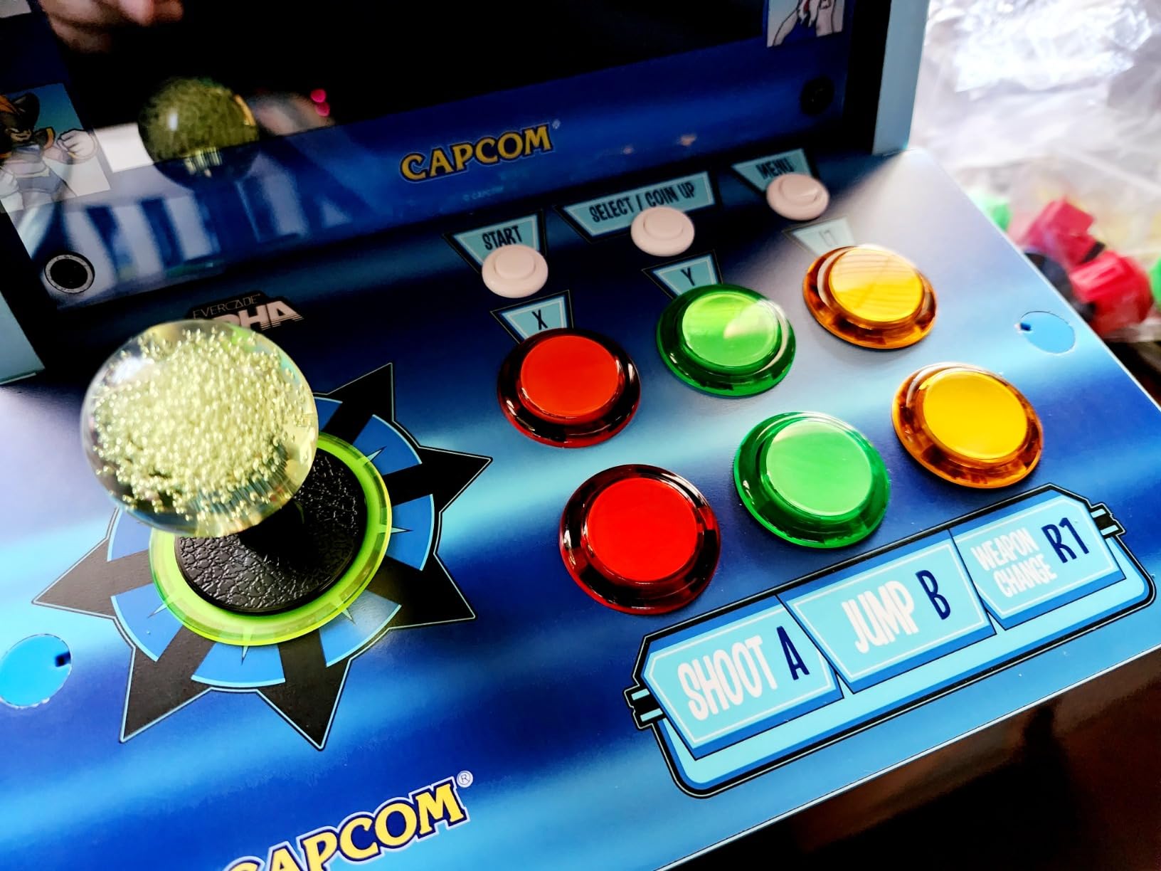 Evercade Alpha Street Fighter Bartop Arcade - Pre-assembled unit with Competition-Grade Arcade Controls + 8” High-Resolution IPS Screen customer photo 1
