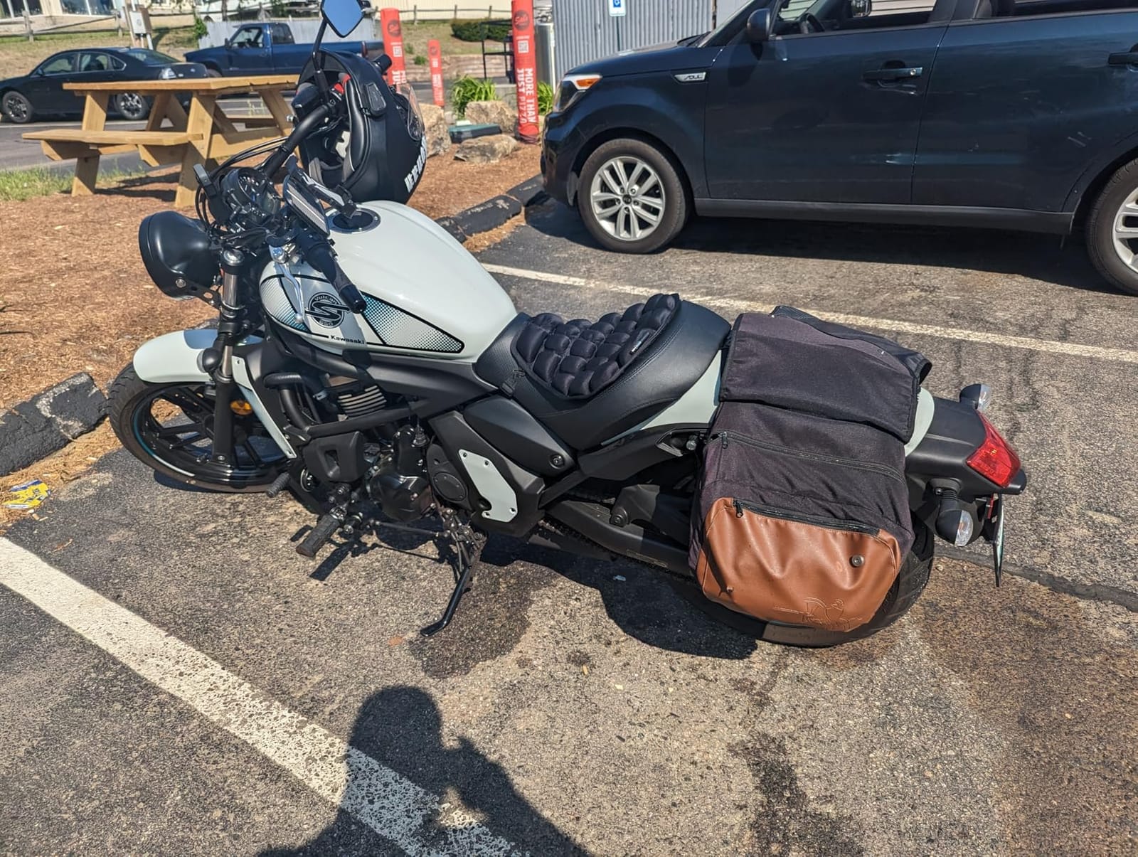 KEMIMOTO Motorcycle Saddlebags 40L(20Lx2) Large Capacity customer photo 1
