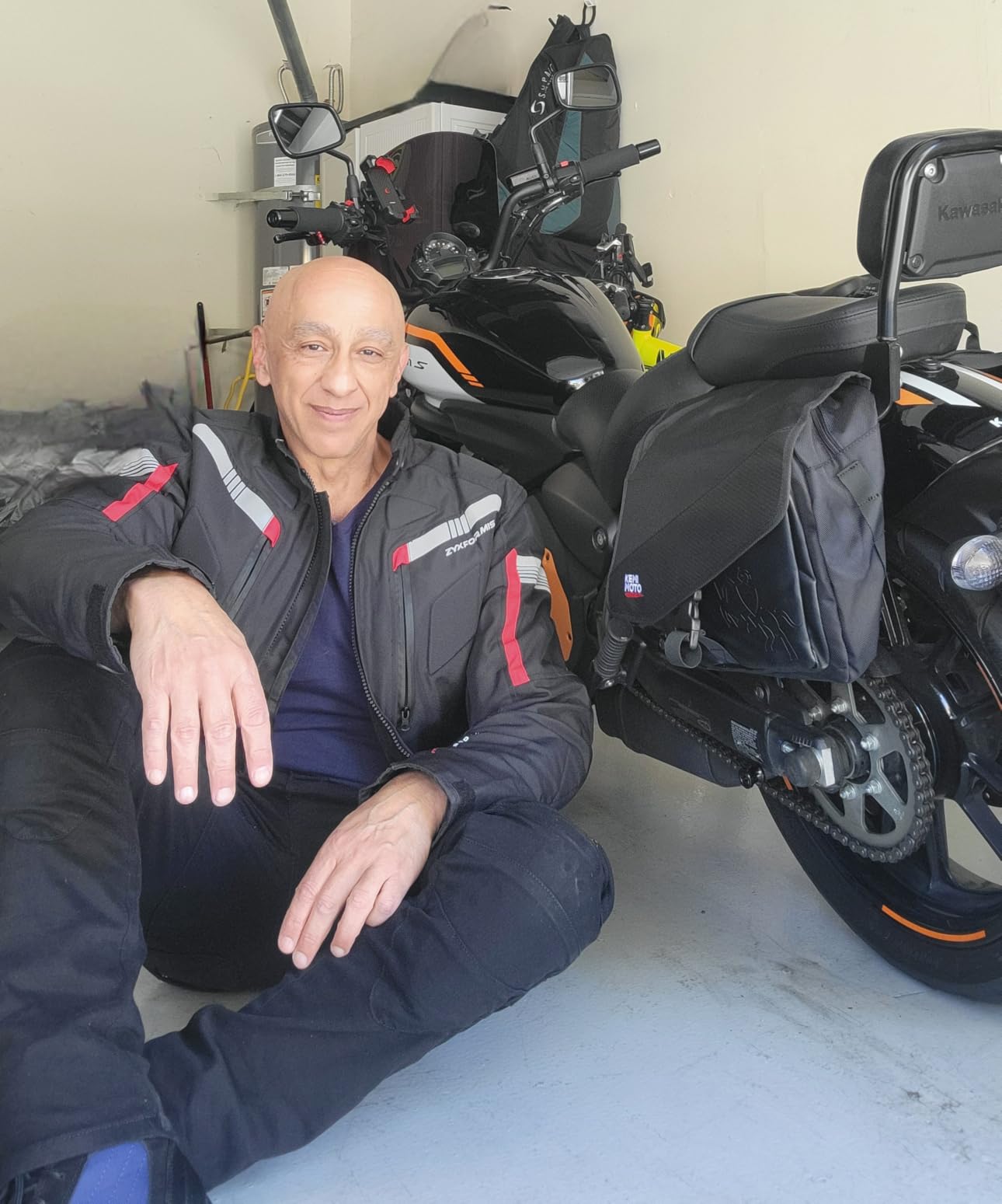 KEMIMOTO Motorcycle Saddlebags 40L(20Lx2) Large Capacity customer photo 2
