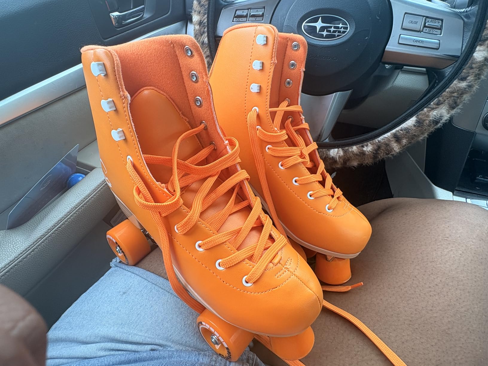 C SEVEN High-Top Quad Roller Skates for Girls and Women, 4-Wheel Skates customer photo 1