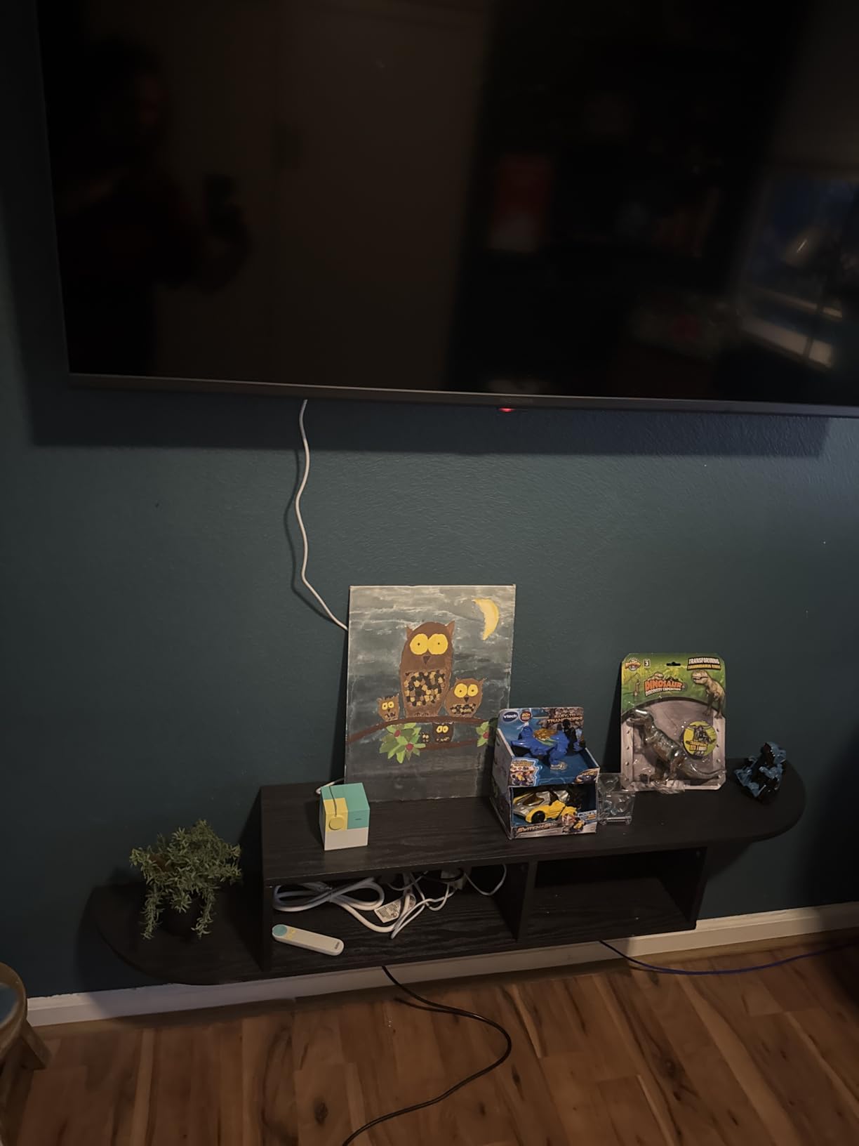 4 EVER WINNER Floating TV Stand with Storage, 55