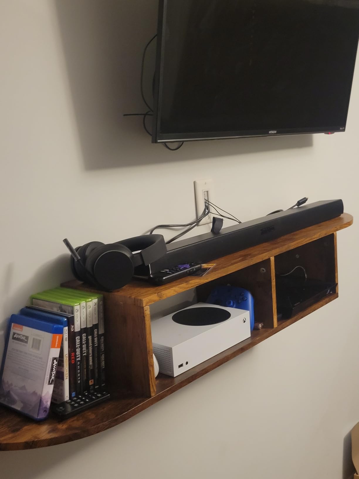 4 EVER WINNER Floating TV Stand with Storage, 55