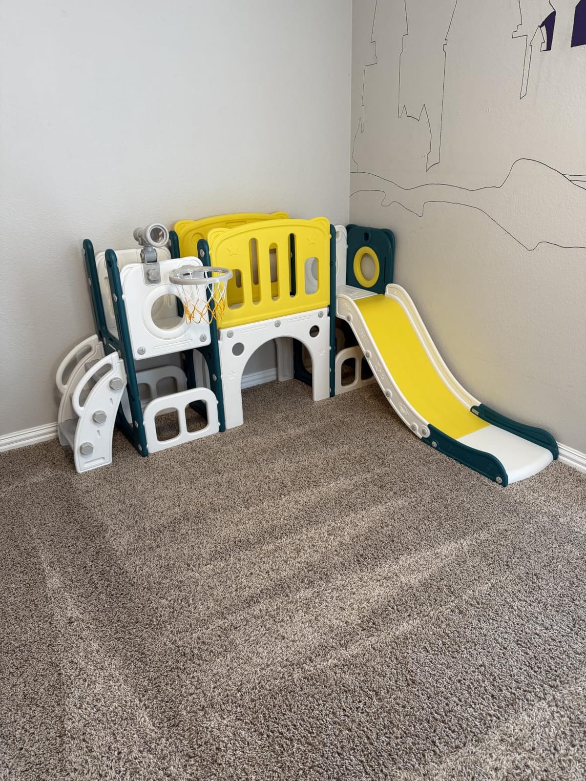 8 in 1 Toddler Slide Set, Kids Slide for Toddlers, Toddler Climber Slide PlaySet with Basketball Hoop,Outdoor Indoor Playground for Toddlers Upgraded customer photo 2