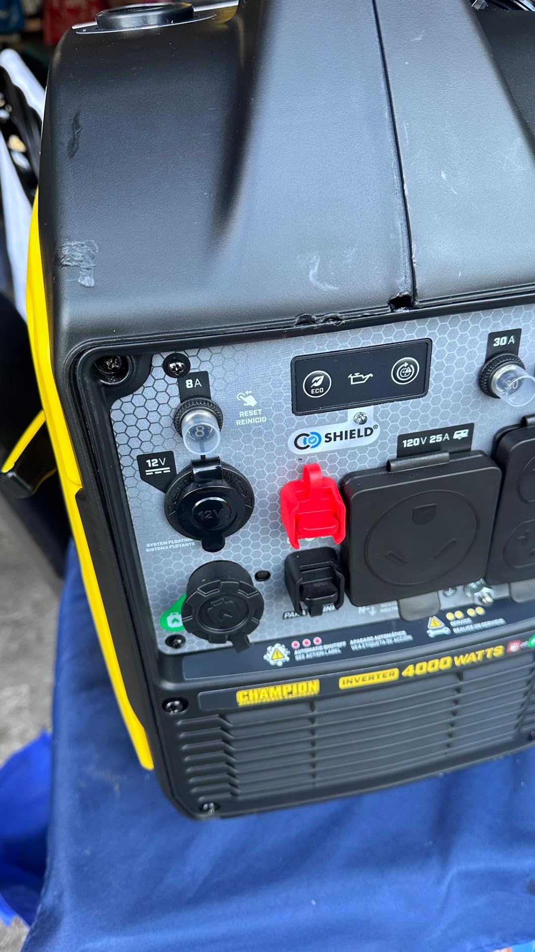 Champion 4000-Watt Dual Fuel RV Ready Portable Inverter Generator customer photo 1