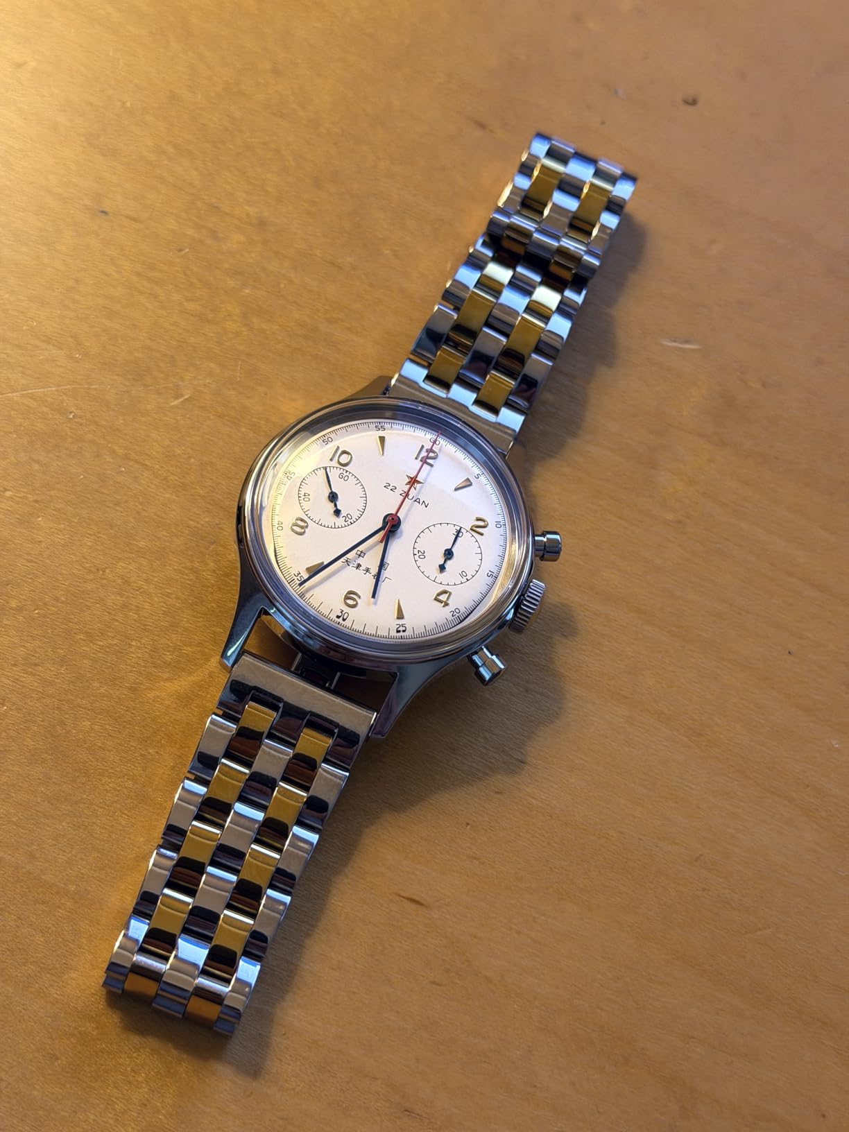 SEA-GULL Men's Mechanical Wristwatch, Seagull 1963 Aviation Chronograph Pilot Mechanical Watch, Manual Winding, GD 1963 International Edition, ST1901 customer photo 1