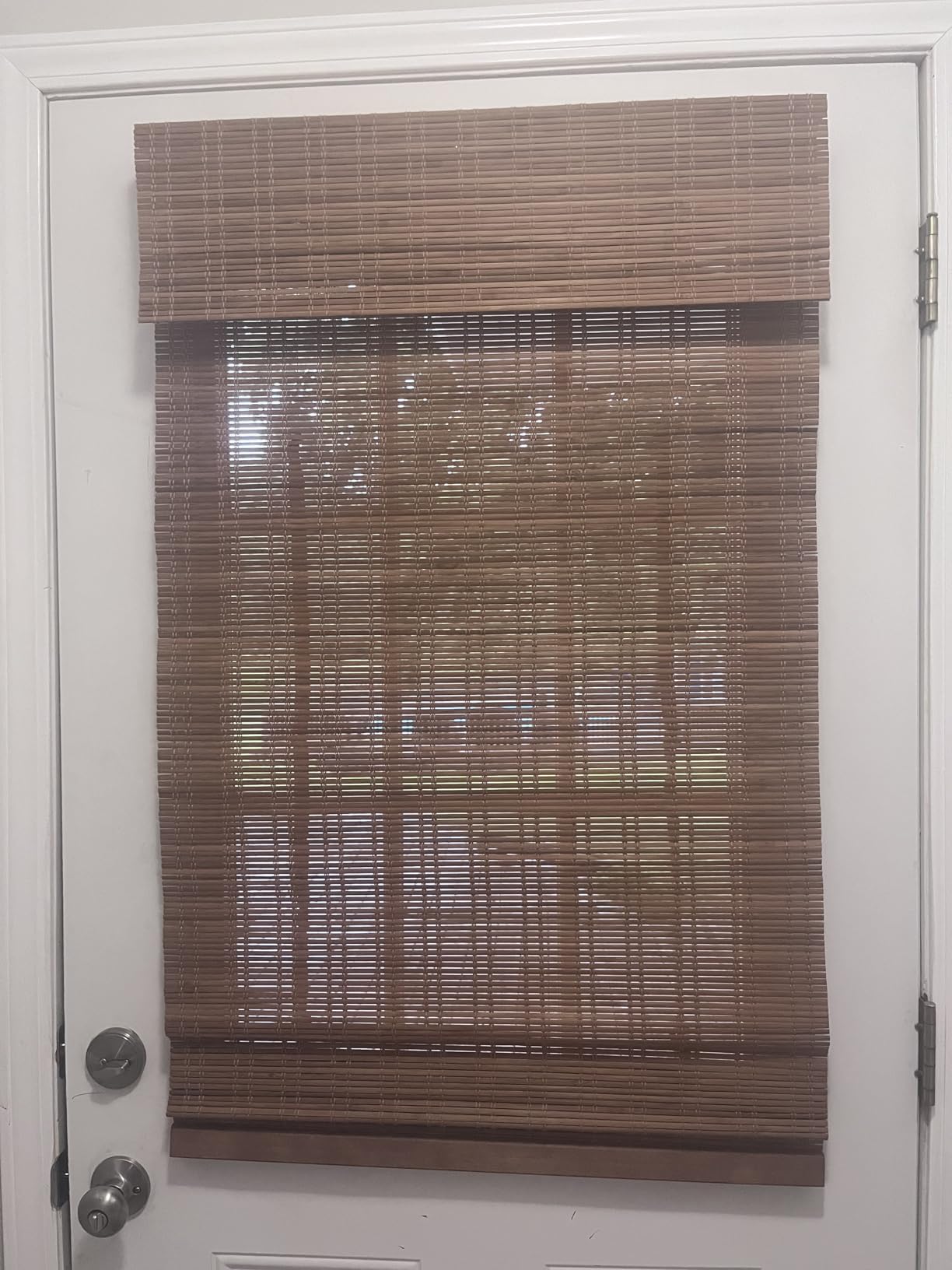Calyx Interiors Bamboo Roman Shades w Valance 29