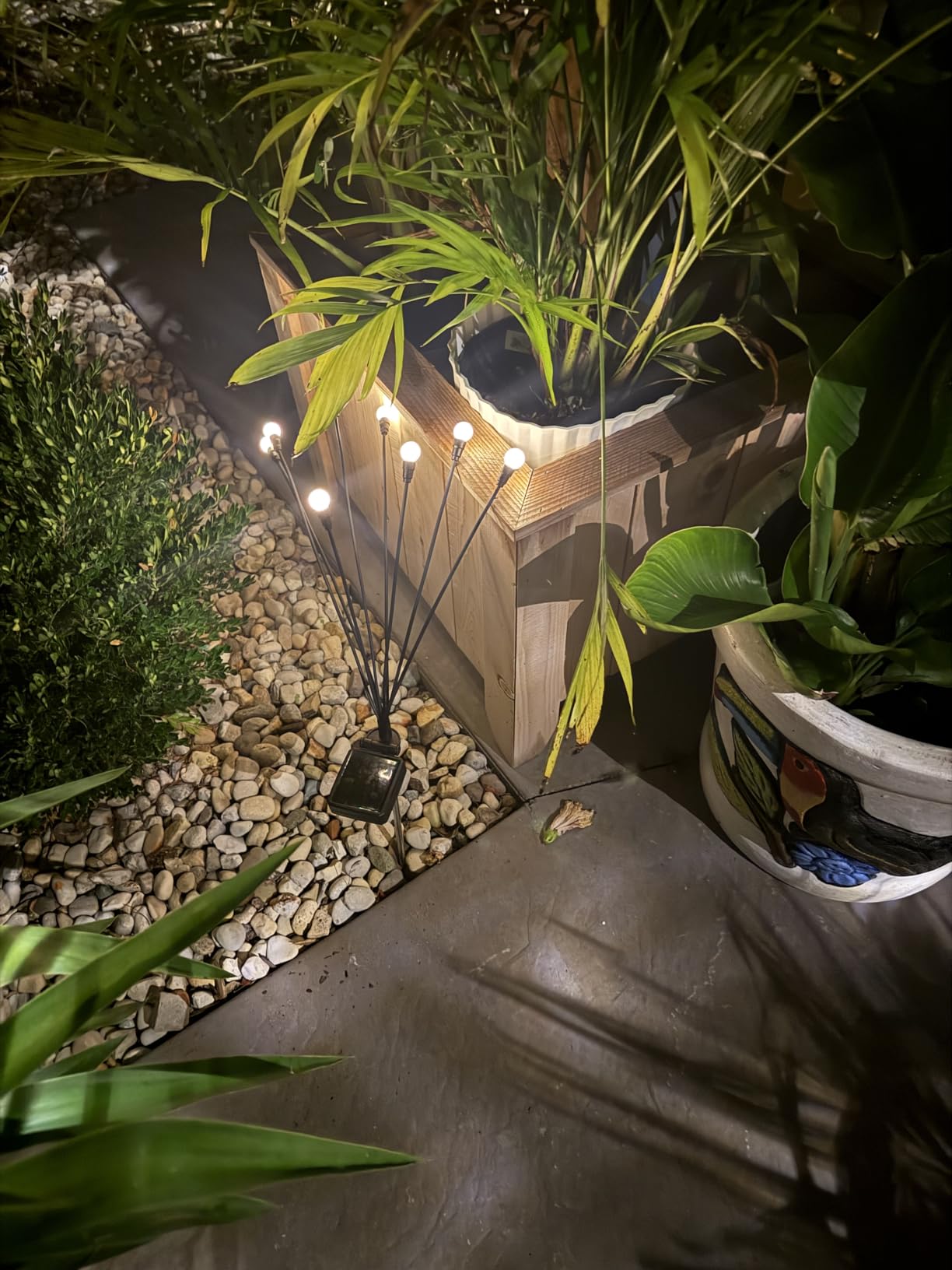 ASMAD Halloween Decorations Outdoor Solar Scary Eyeball Lights,4Pack 32LEDs customer photo 1