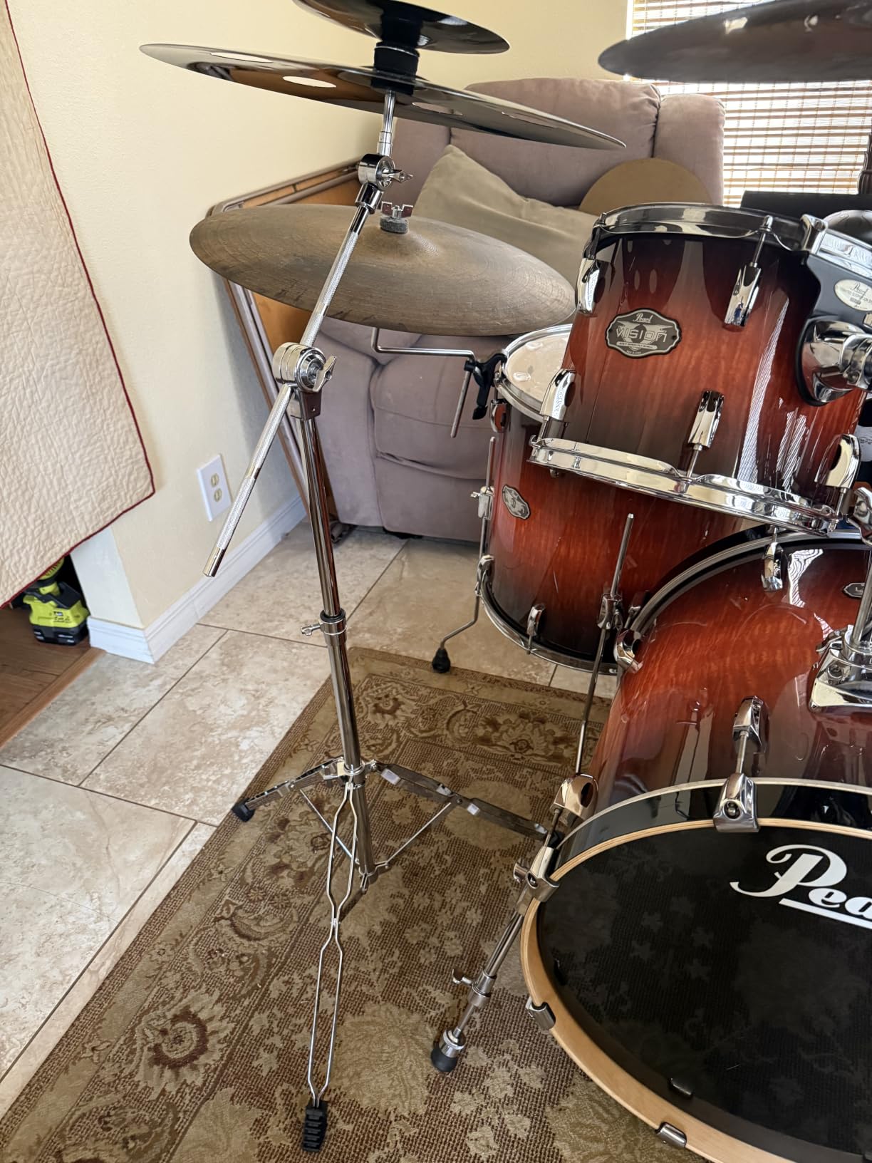 Boom Cymbal Stand for Mounting Crash, Ride, Splash Cymbals (2 Pack) customer photo 1