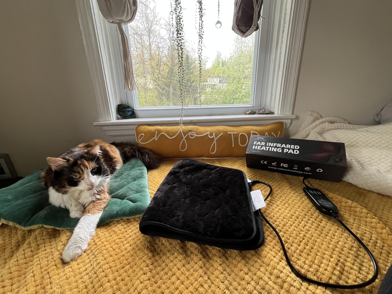 UTK Far Infrared Heating Pad for Back & Cramps, 30s Fast Heating,Super Soft customer photo 2