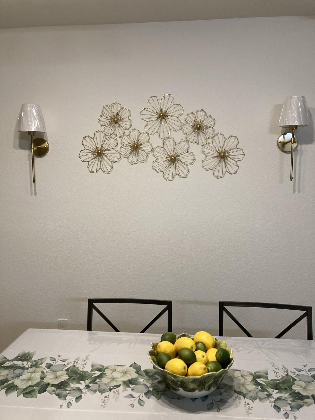 Nekhung Battery Operated Wall Sconce, Peel and Stick Sconces Set of 2 | Wireless Adhesive Stick On Wall Sconce, 10000mAh Rechargeable RGB Bulb with Remote, No Drill Wall Light for Bedroom Decor customer photo 2