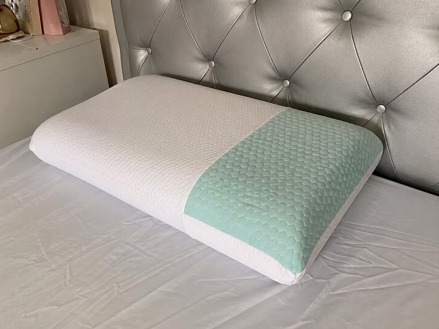 EGOHOME Cooling Gel Memory Foam Pillow, Reversible Design, Neck Support customer photo 1