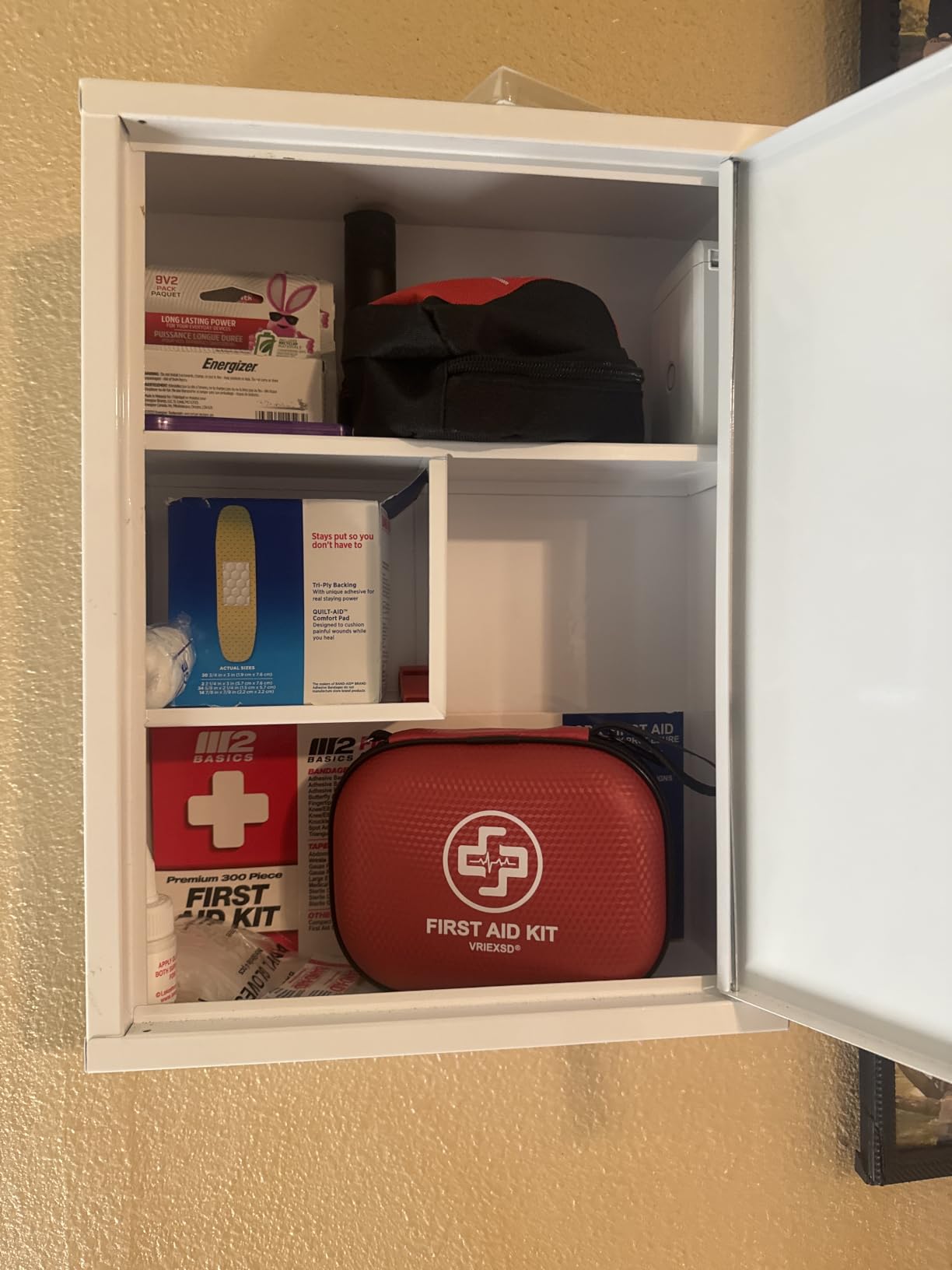 Mini First Aid Kit - 150 Piece Small Waterproof Hard Shell Medical Kit | Compact First Aid Kit with Comprehensive Supplies for Home, Car, Travel, Camping, Truck, Hiking, Sports, Office, Outdoor(Red) customer photo 1
