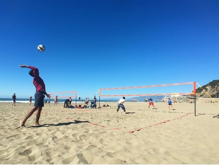 Park & Sun Sports Spectrum Classic: Adjustable Professional Outdoor Volleyball Net System customer photo 1