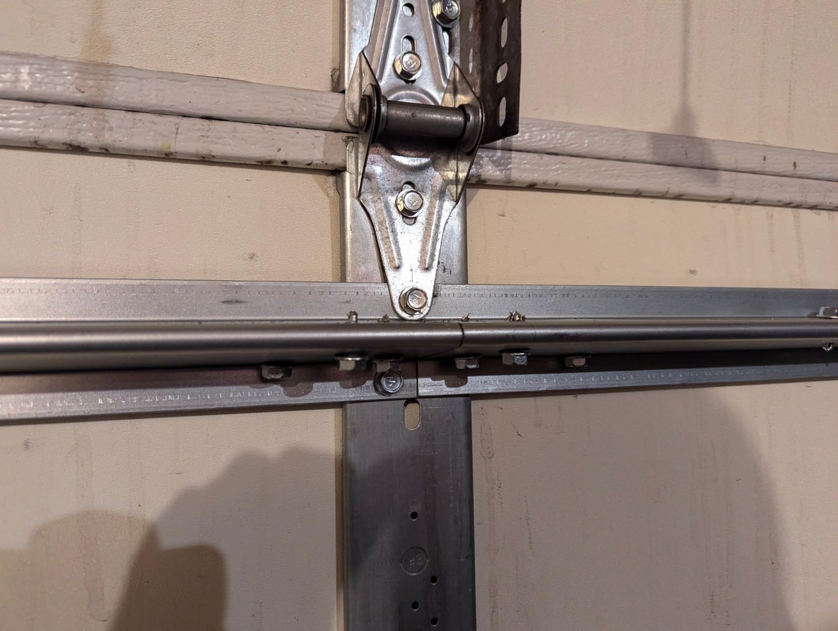 8 Foot Garage Door Strut Heavy Duty Garage Door Reinforcement Support Strut Brace-Ultimate Hurricane, Storm, Snow, and Wind Protection, DIY & Professional Installation(8FT Strut(2*4ft+1*2ft)) customer photo 2