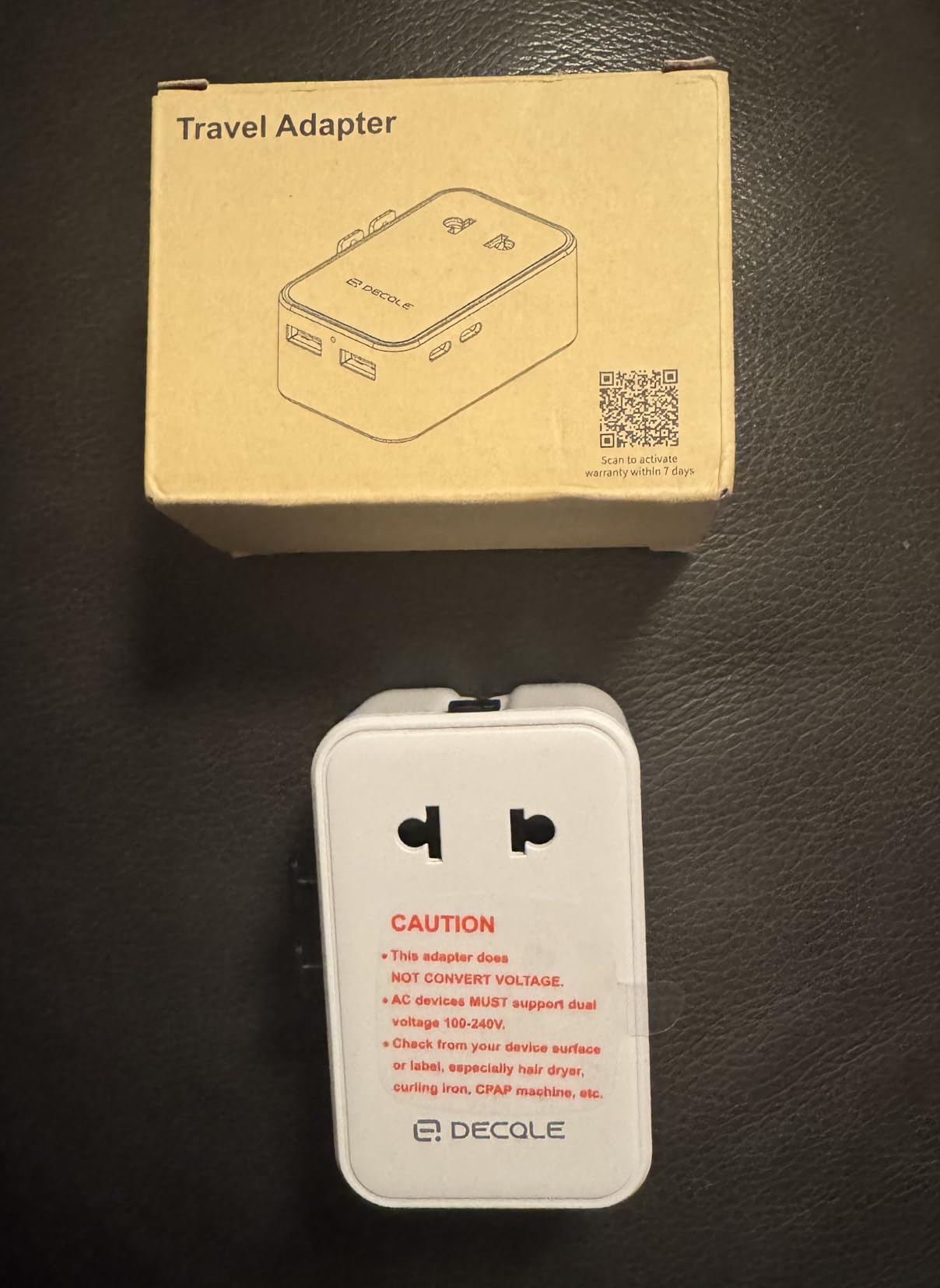 Universal Travel Adapter, 2 USB-C & 1 USB-A, Cover 200+ Countries customer photo 1