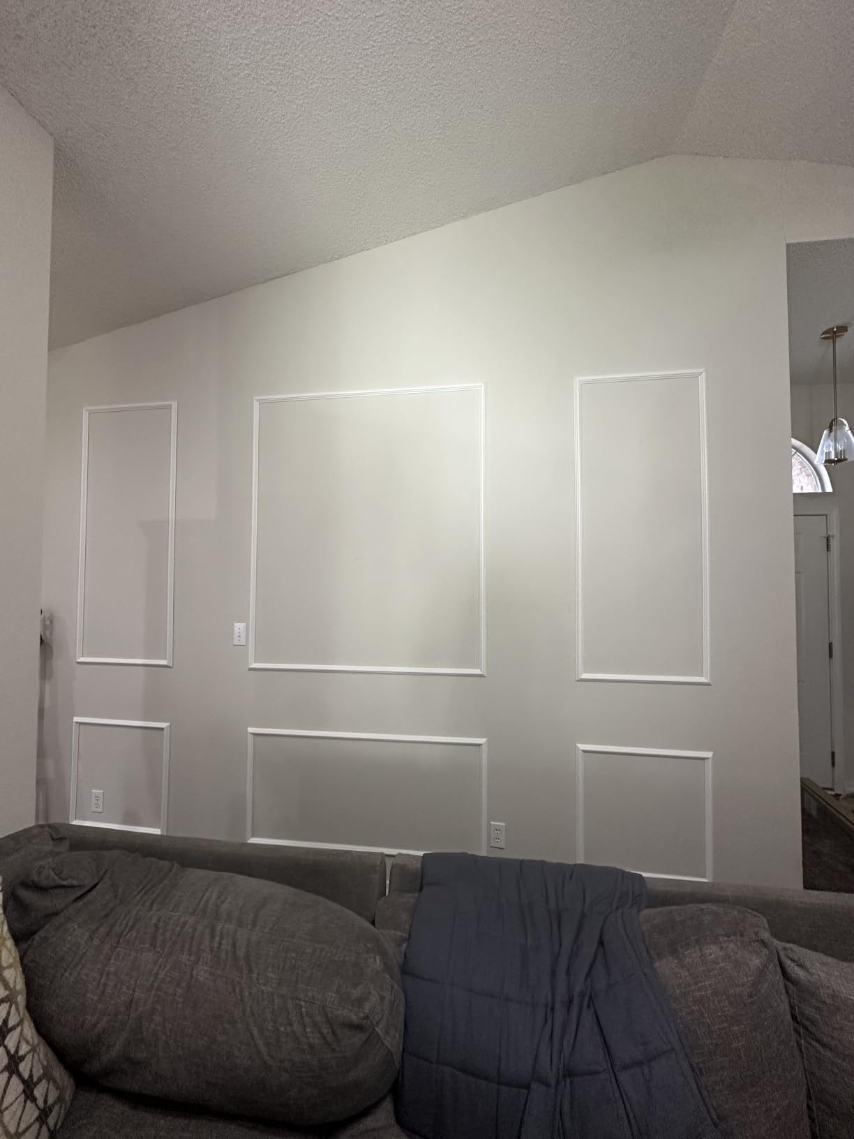 Art3d Pre-Cut Wall Molding Set, Ready-to-Assemble Panels, 3 Top 3 Bottom | Ready-to-Assemble Wainscoting Panel, High-Impact, Precision Pre-Cut, DIY-Friendly, Ideal for Indoor Wall Decor, Accent Walls customer photo 2