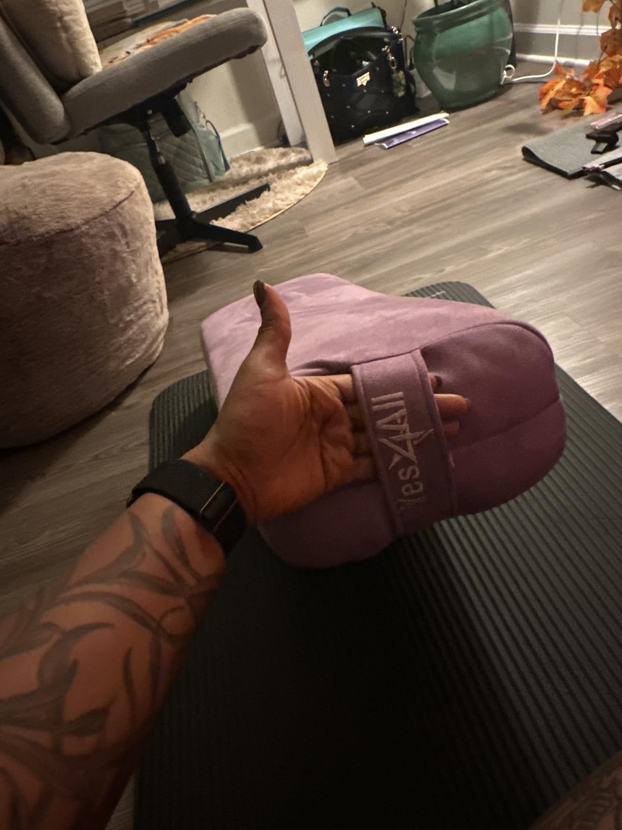 Yes4All Triple-Layer Sponge Yoga Bolster Pillow for Restorative Yoga & Meditation - Versatile Yoga Support Pillow, Balance & Poses Modification customer photo 2