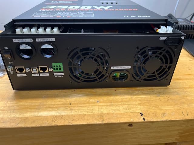 LiTime 3500W Solar Inverter Charger, All-in-One 48V DC-120V AC, 80A MPPT customer photo 2