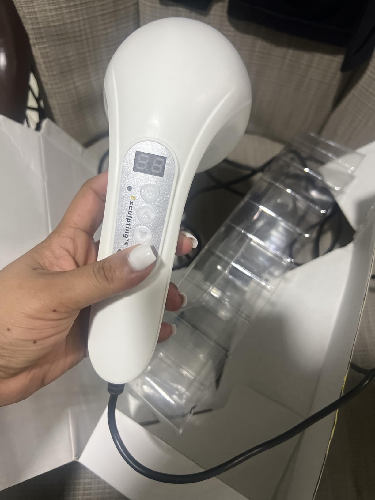 Radio Frequency Induced Heat-Palm NRG Cellulite Body Device customer photo 1