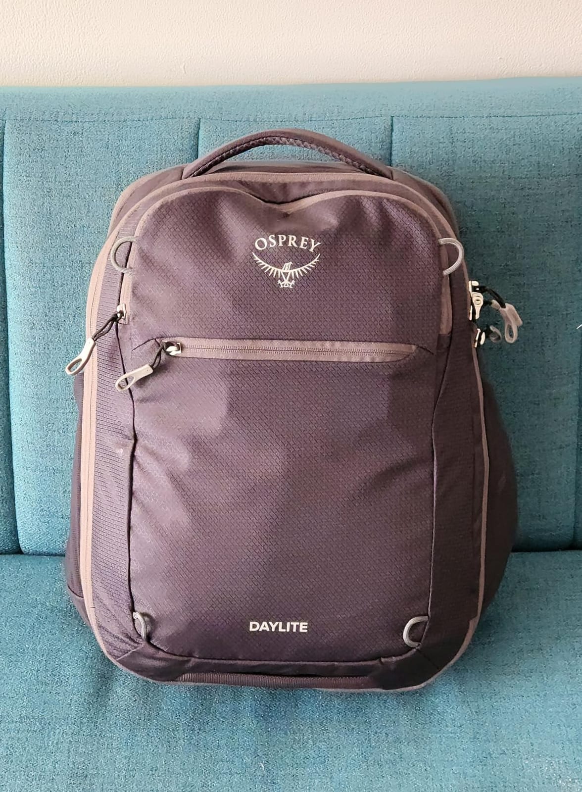 Osprey Daylite Expandable 26+6 Travel Pack, travel backpack, carry on bag, laptop sleeve, personal item, Blue customer photo 1