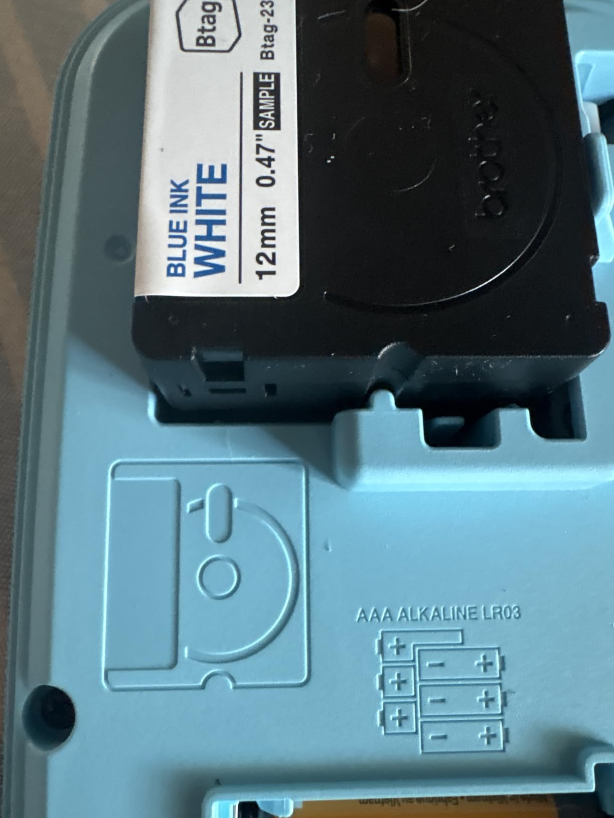 Brother P-Touch PT-N10 Personal Handheld Label Maker, Portable and Prints, P-Touch Btag ~1/2 inch (12mm) Wide Color Personalized Label Tapes customer photo 1