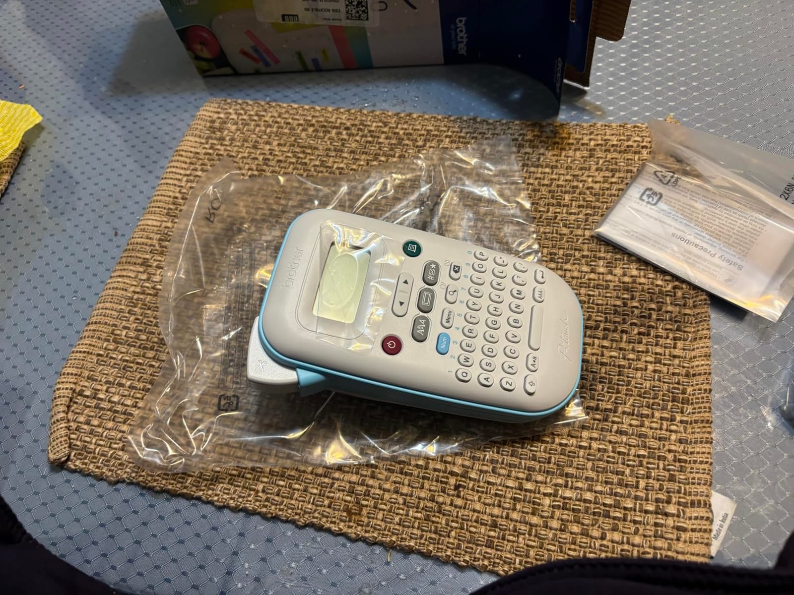 Brother P-Touch PT-N10 Personal Handheld Label Maker, Portable and Prints, P-Touch Btag ~1/2 inch (12mm) Wide Color Personalized Label Tapes customer photo 2
