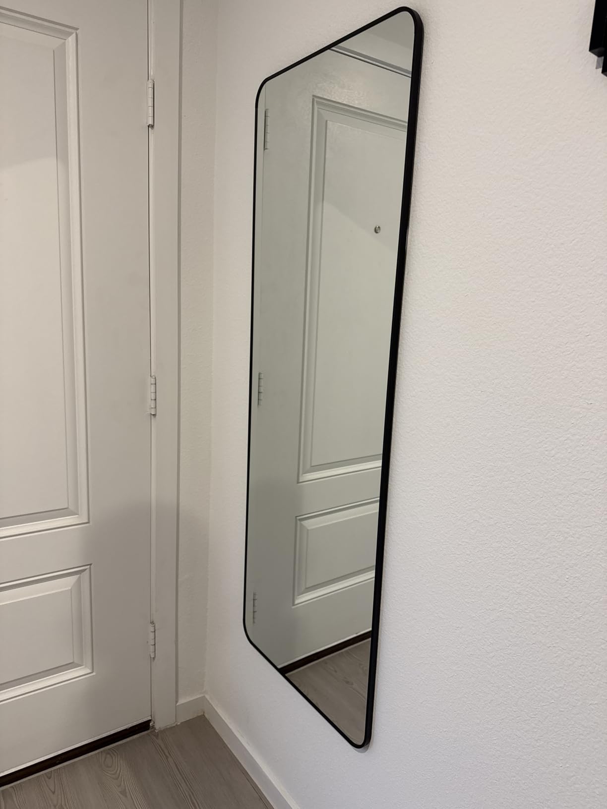 BEAUTYPEAK Black Full Length Mirror, 56